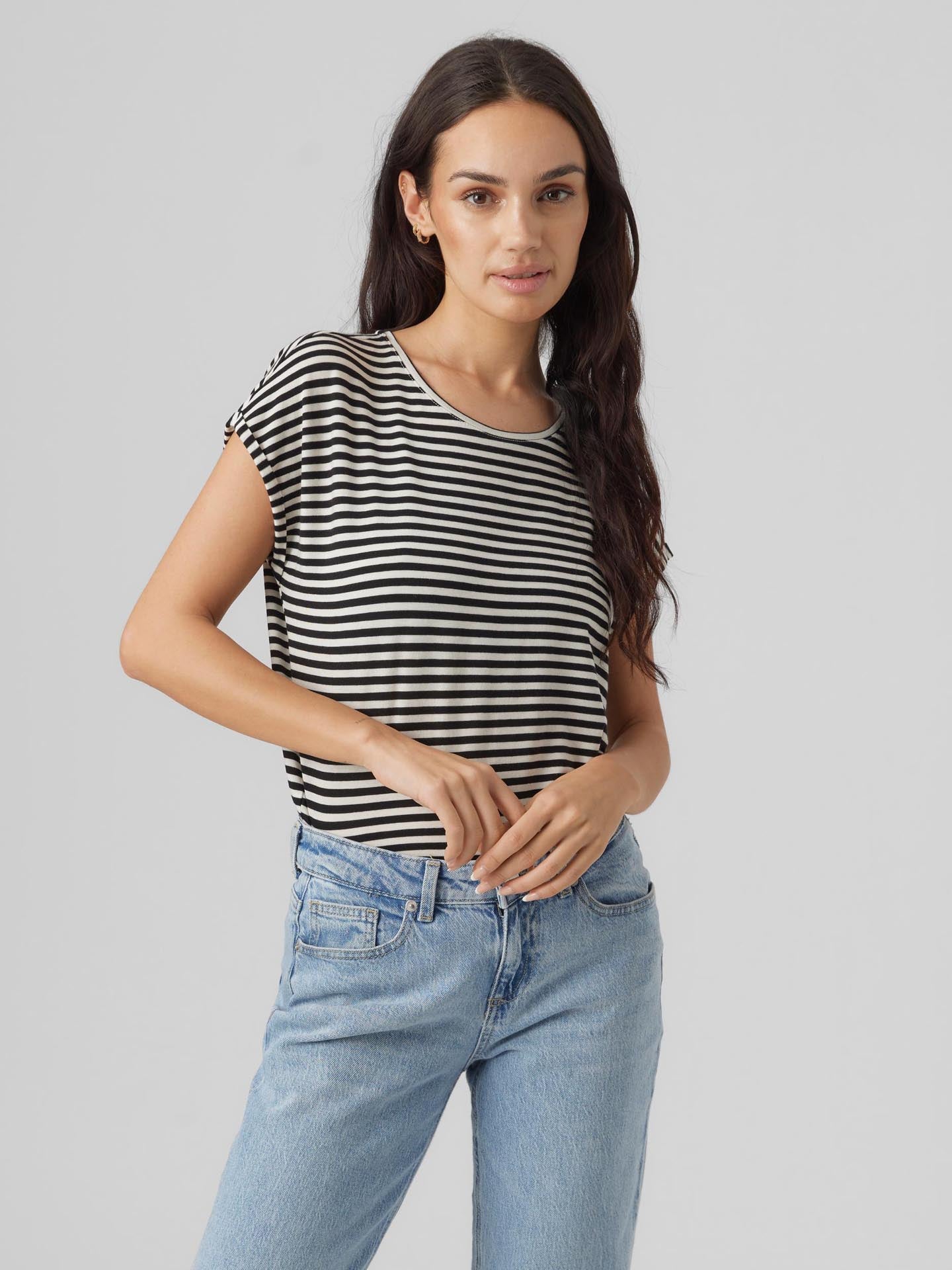 T-SHIRT AVA PLAIN STRIPE