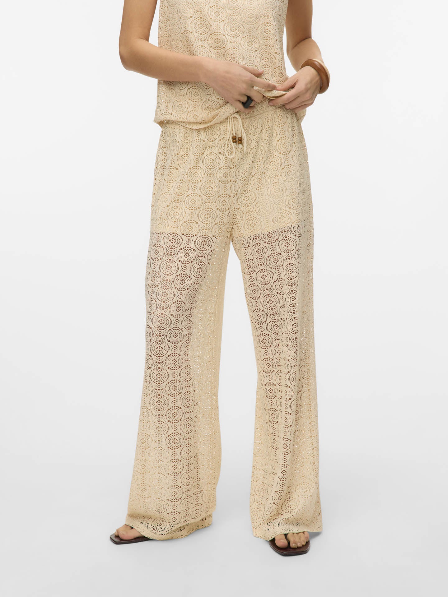 PANTALONE MAYA HW WIDE JERSEY