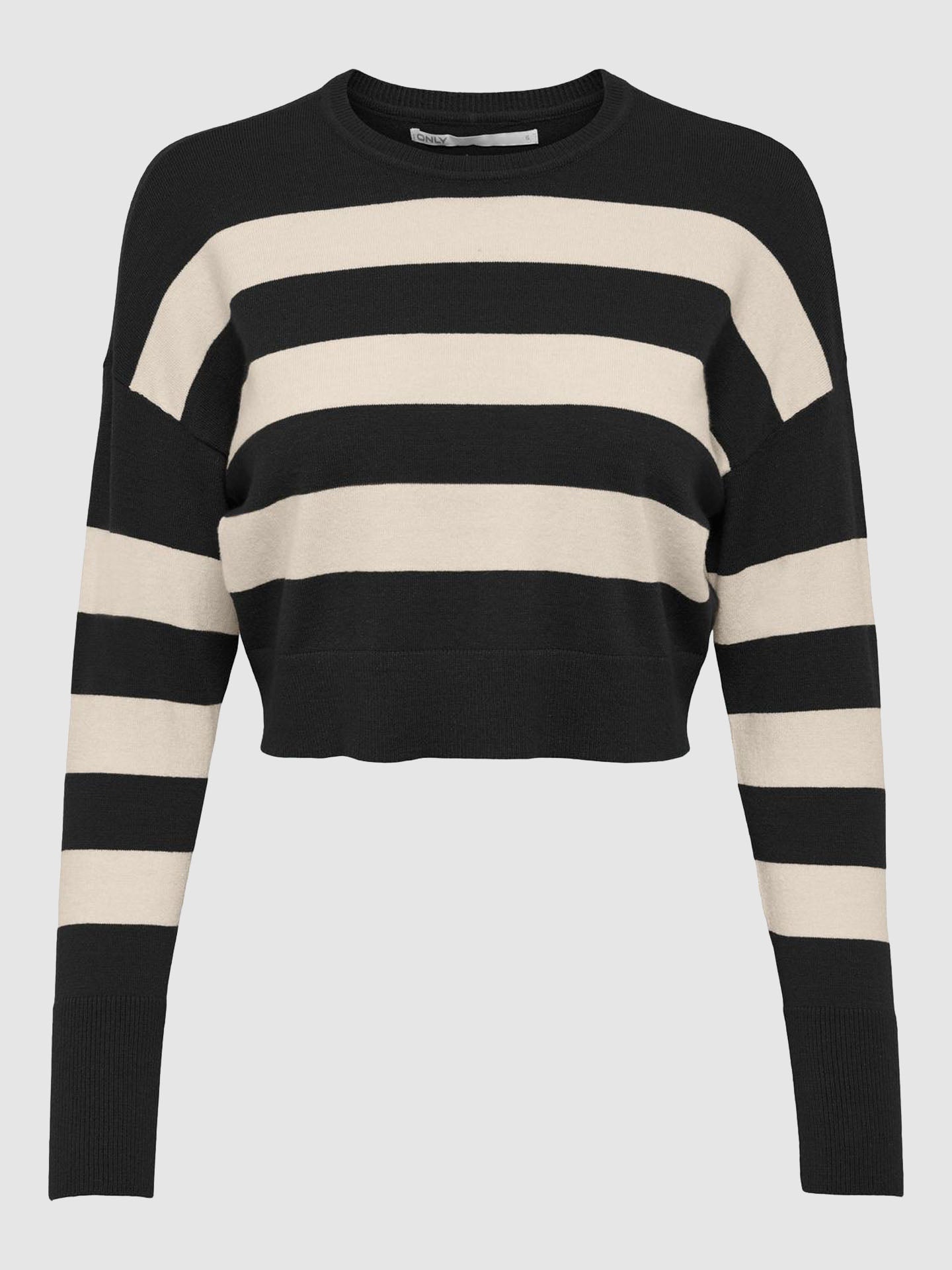 MAGLIA IBI CROPPED STRIPES