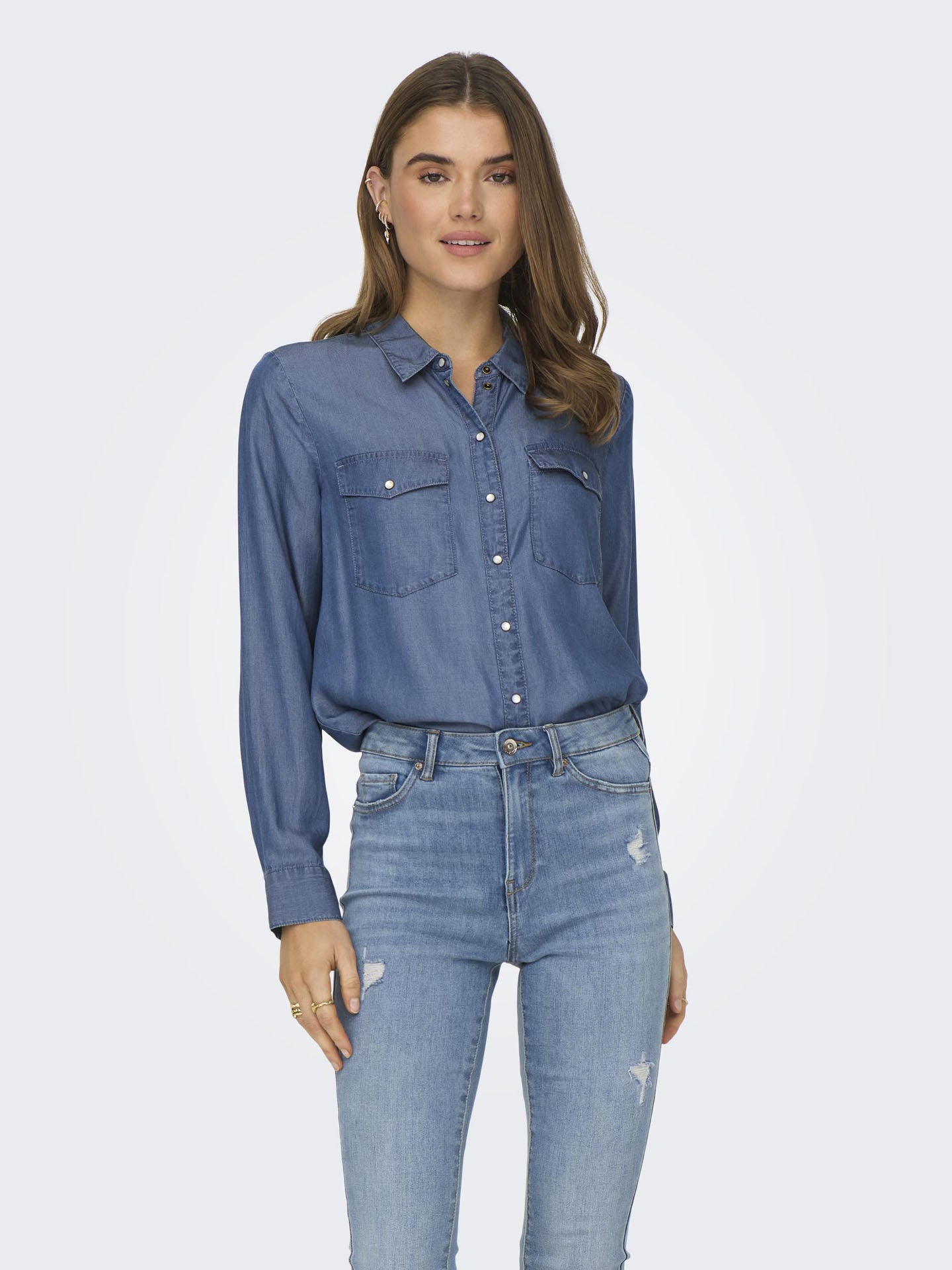 CAMICIA M/L JASPER DENIM