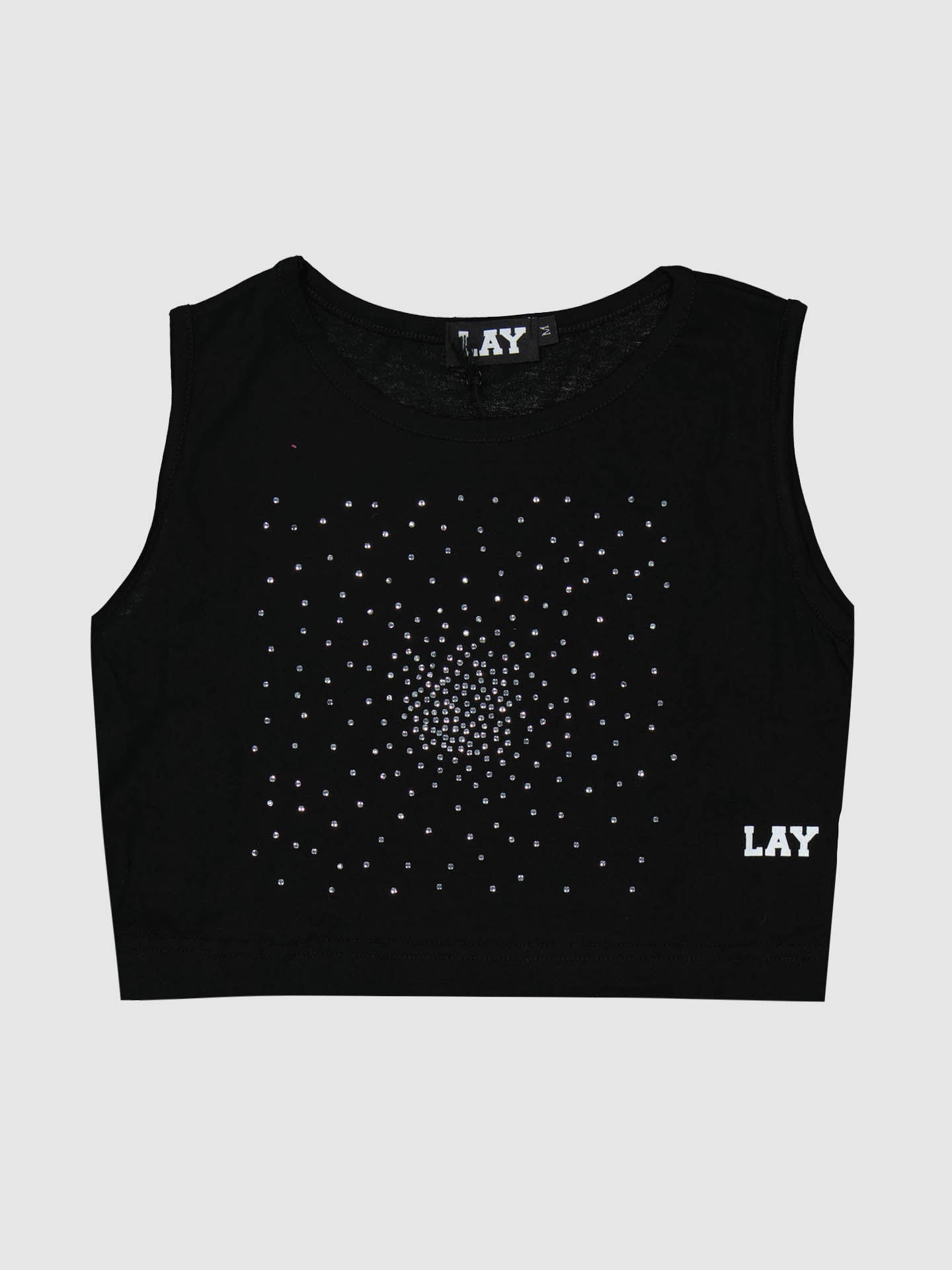 TOP CORTO SCOPPIO STRASS
