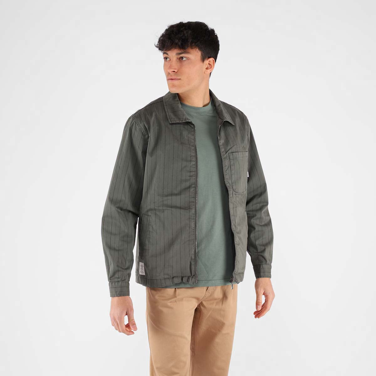 OVERSHIRT ZIP RIGHE COMBO SQUAD