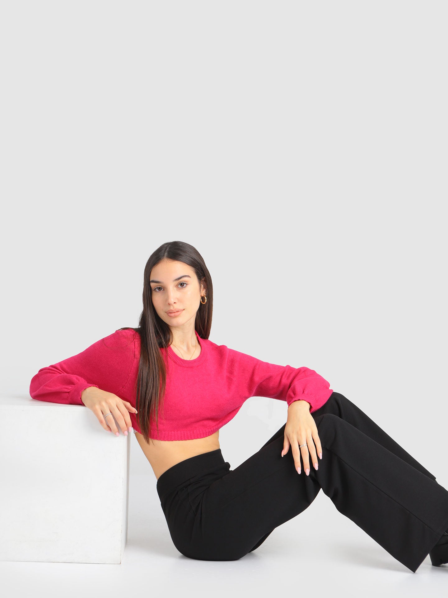 MAGLIA CROPPED STONDATA