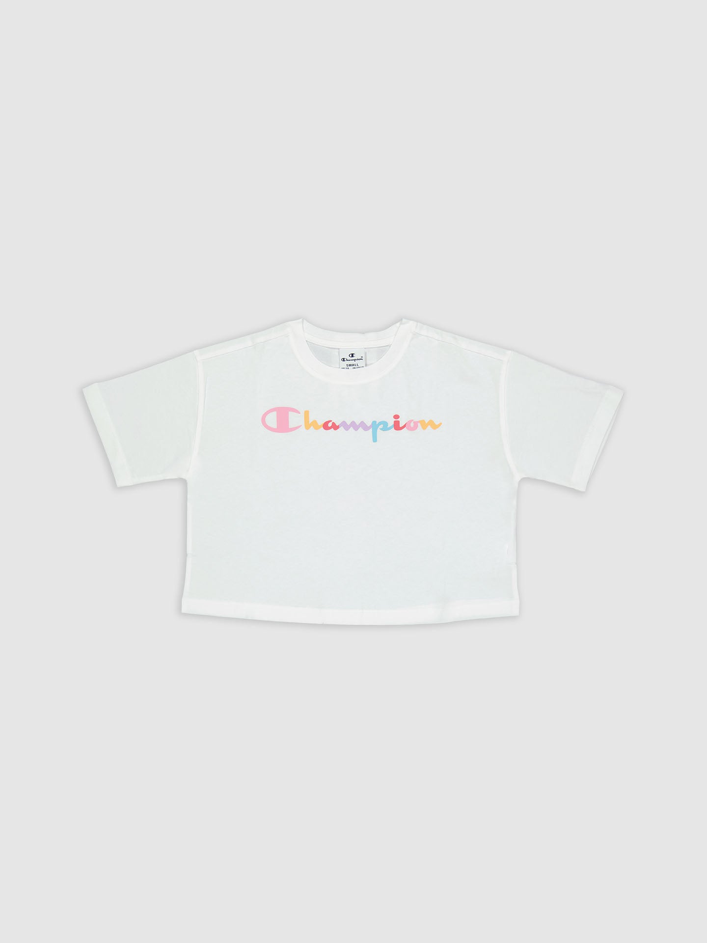 T-SHIRT CROP LOGO COLOR