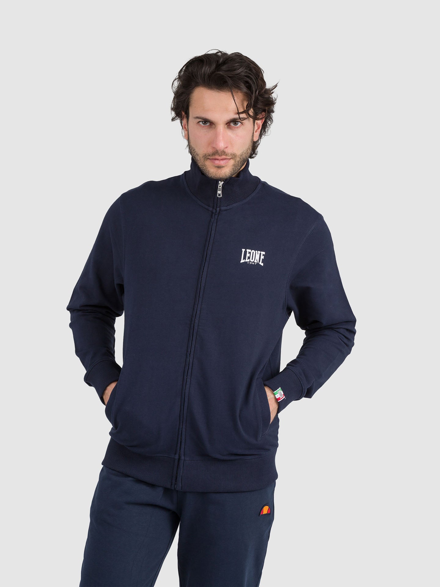 FELPA FULL ZIP LOGO PICCOLO