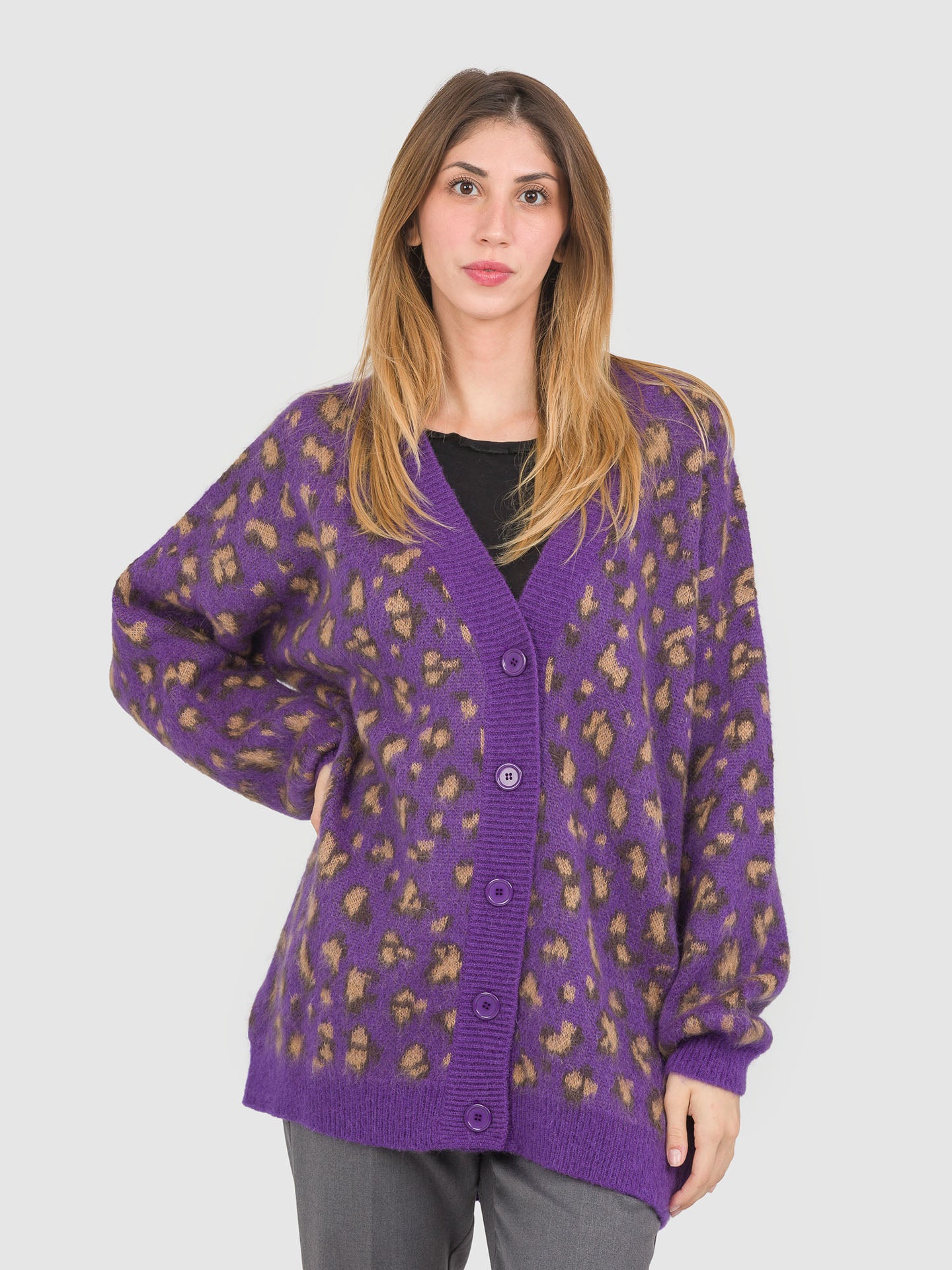 CARDIGAN LEOPARDATO