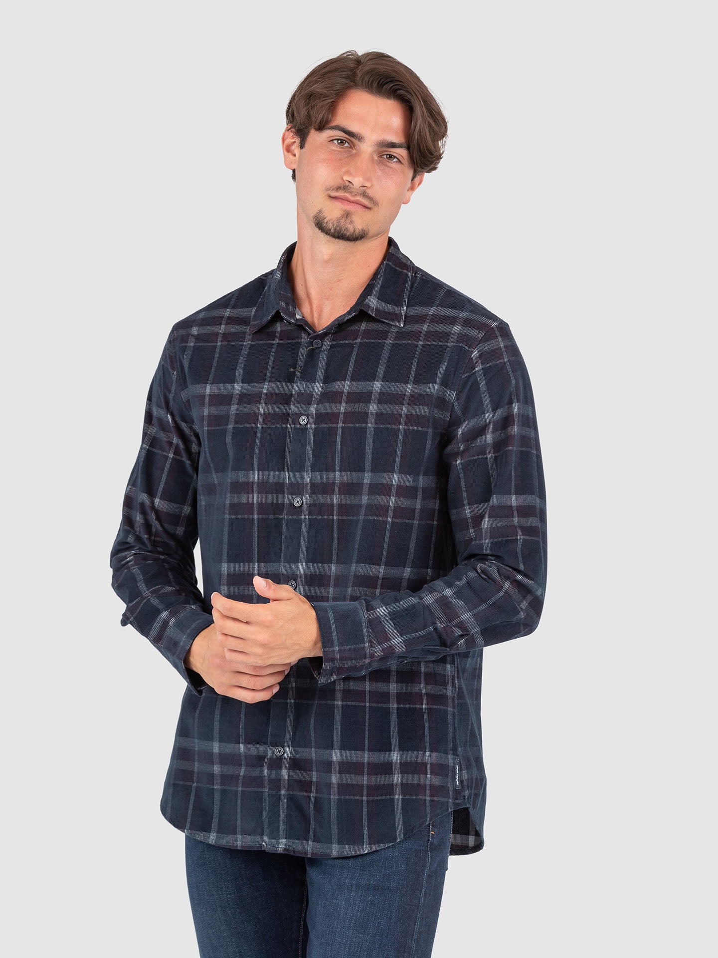 CAMICIA VELLUTO MICROCHECK