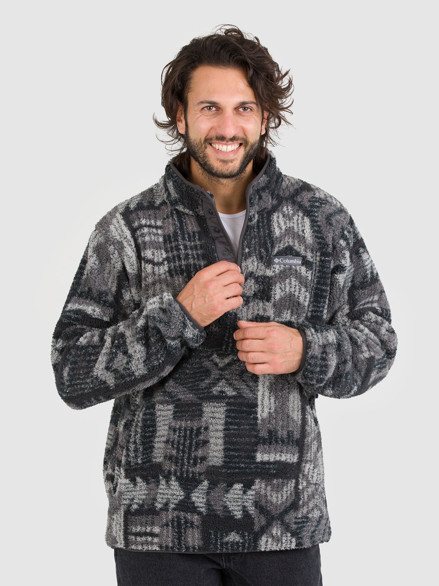 PILE 1/2 ZIP RUGGED SHERPA