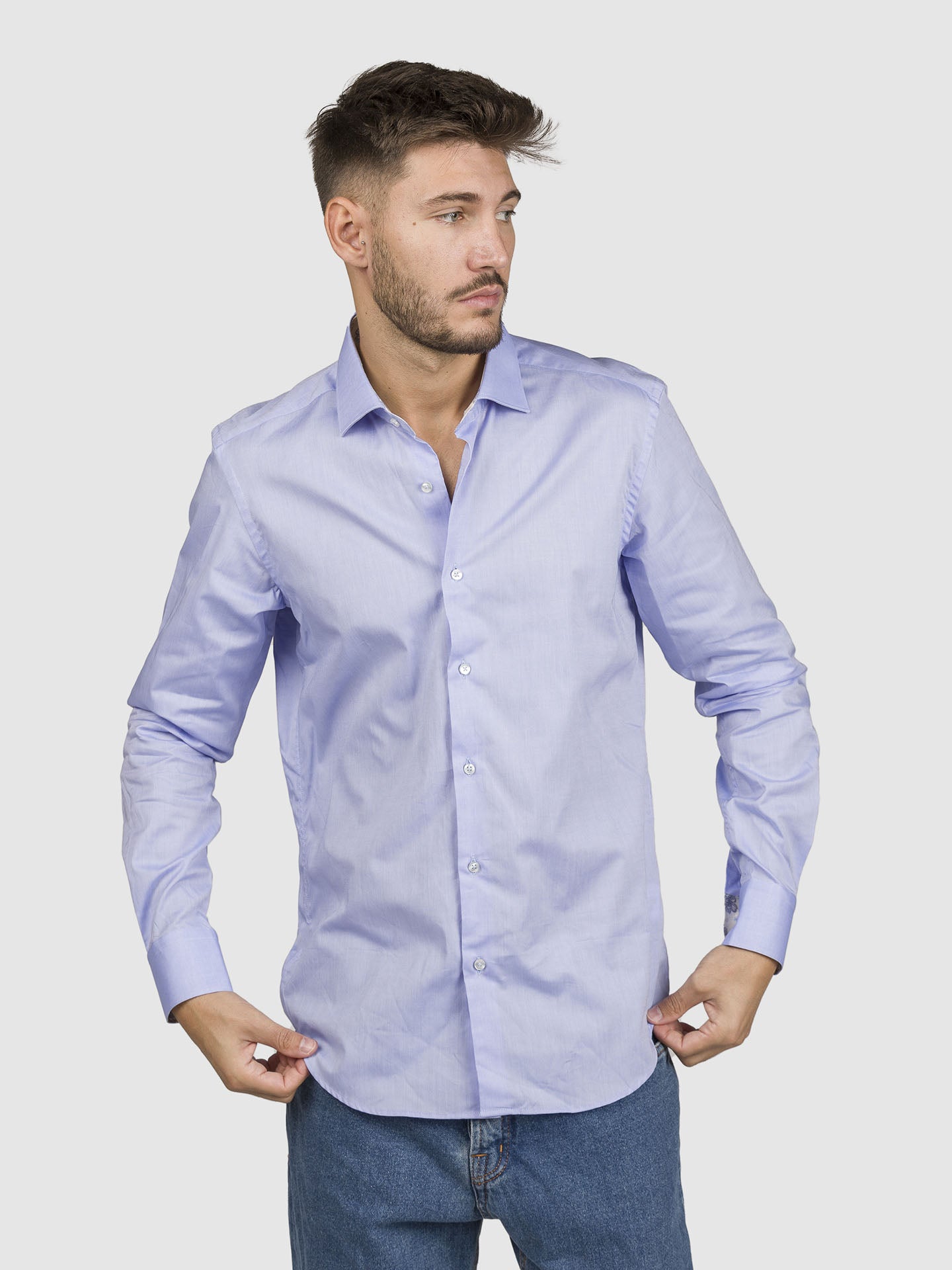 CAMICIA OXFORD INTERNO FANTASIA