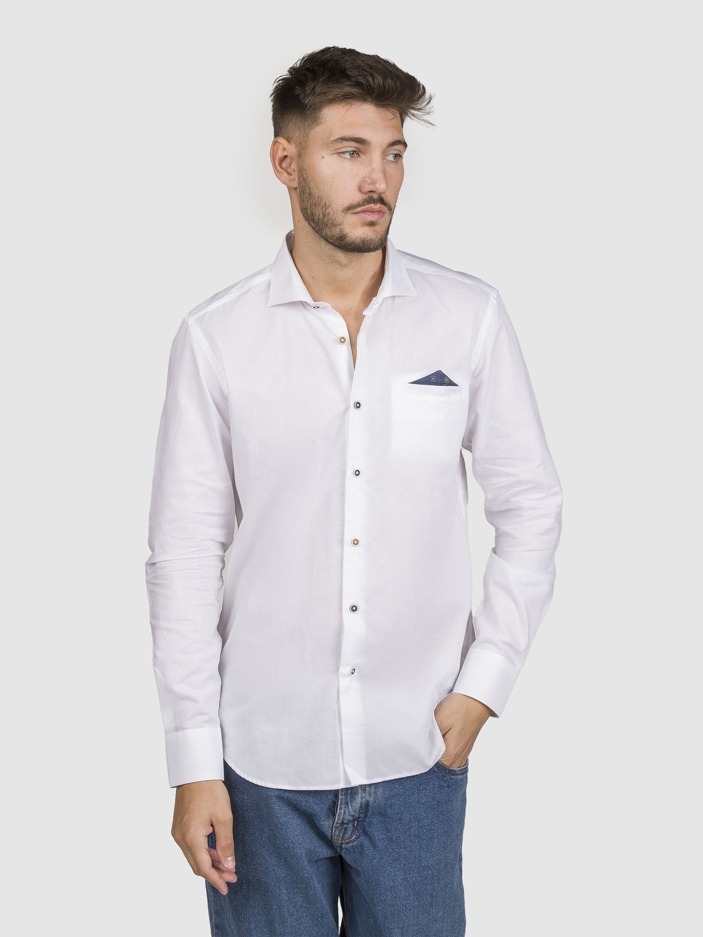 CAMICIA POPELINE TASCHINO