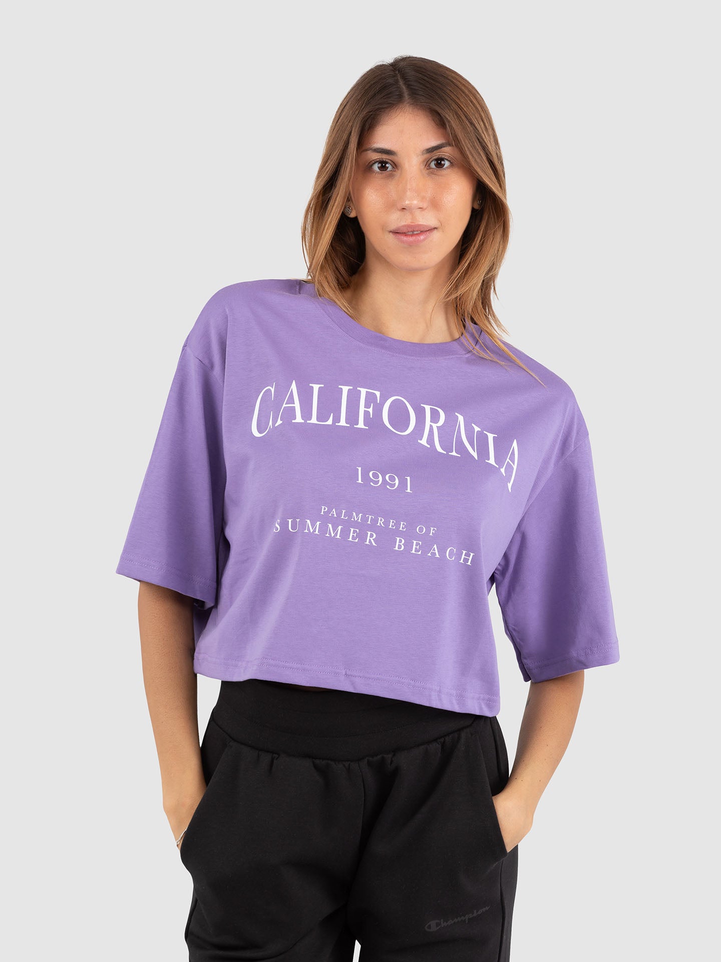 T-SHIRT CROP CALIFORNIA