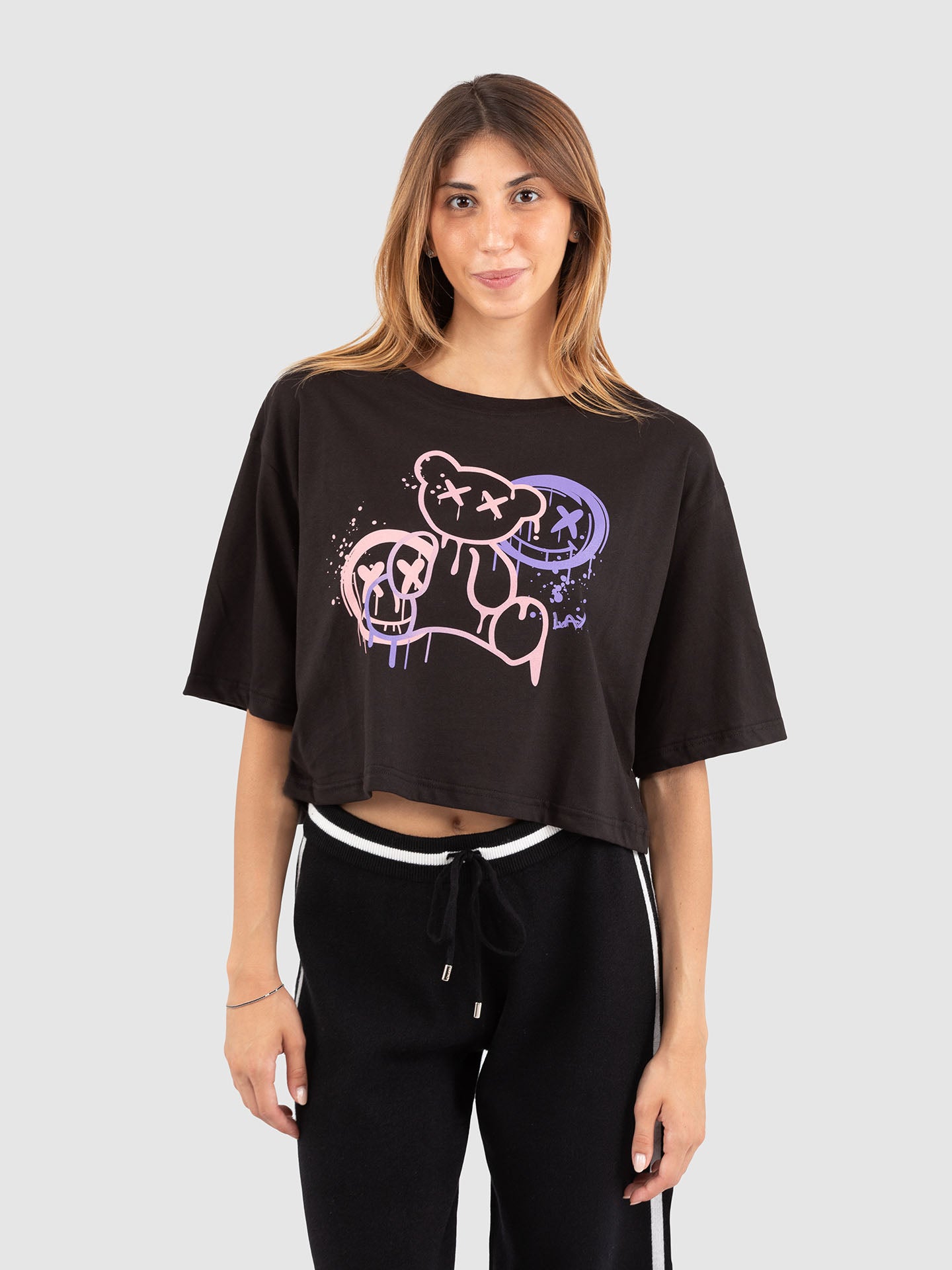 T-SHIRT CROP BEAR