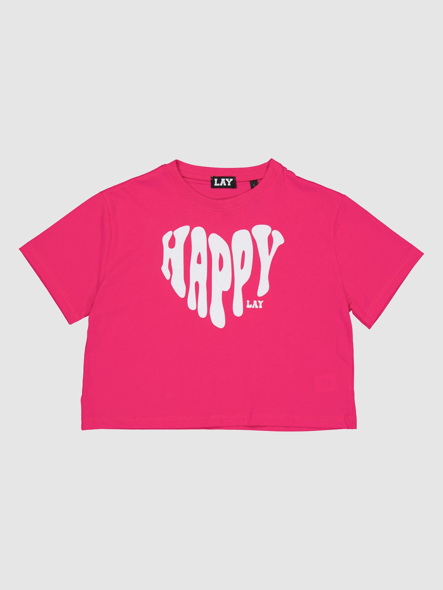 T-SHIRT CROP HAPPY