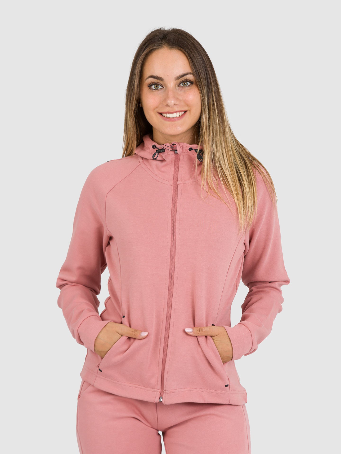 FELPA ZIP APERTA CON CAPPUCCIO LUCIE VI