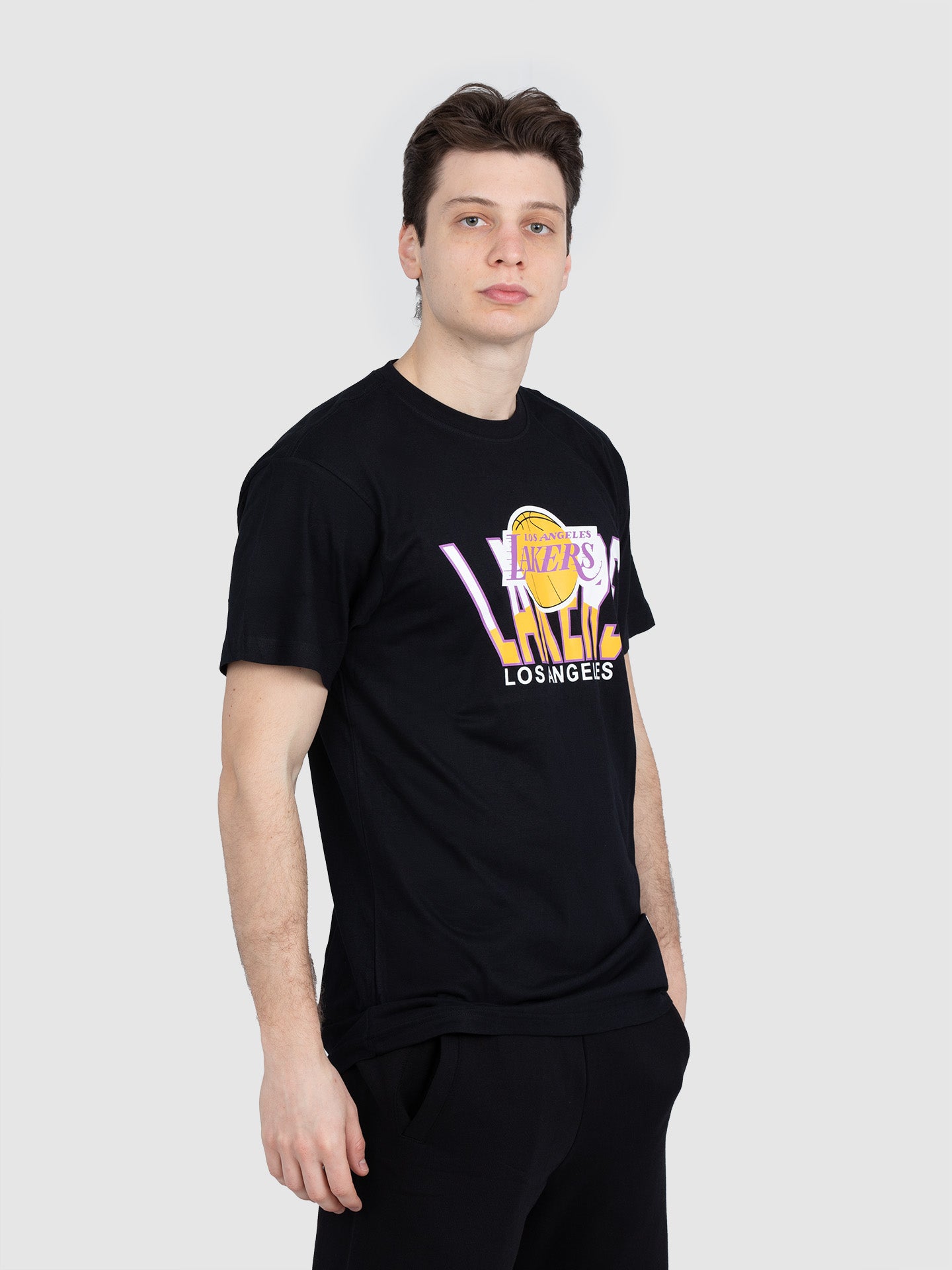 T-SHIRT MANICA CORTA RETRODOME NBA LA LAKERS