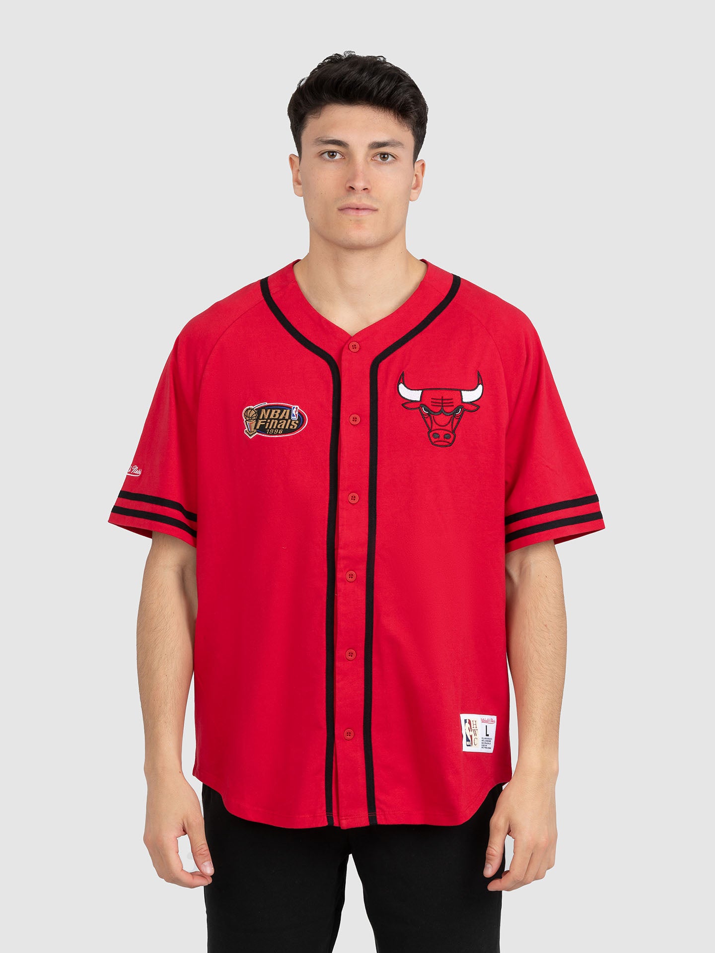 T-SHIRT MANICA CORTA BOTTONI CHICAGO BULLS