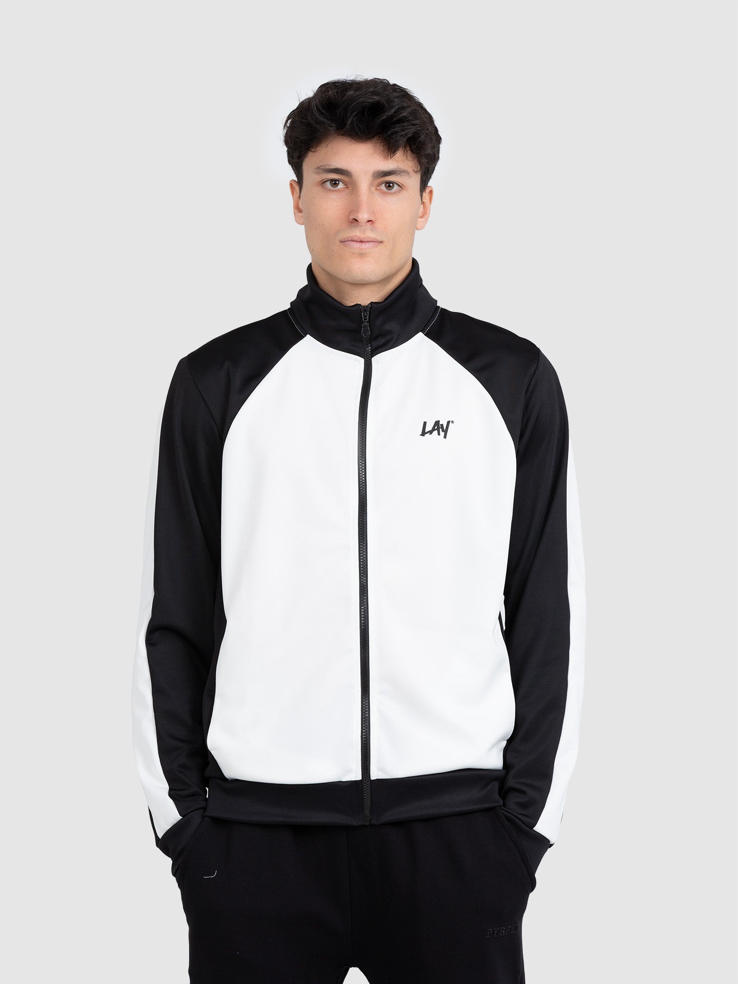 FELPA FULL ZIP ACETATO BANDA