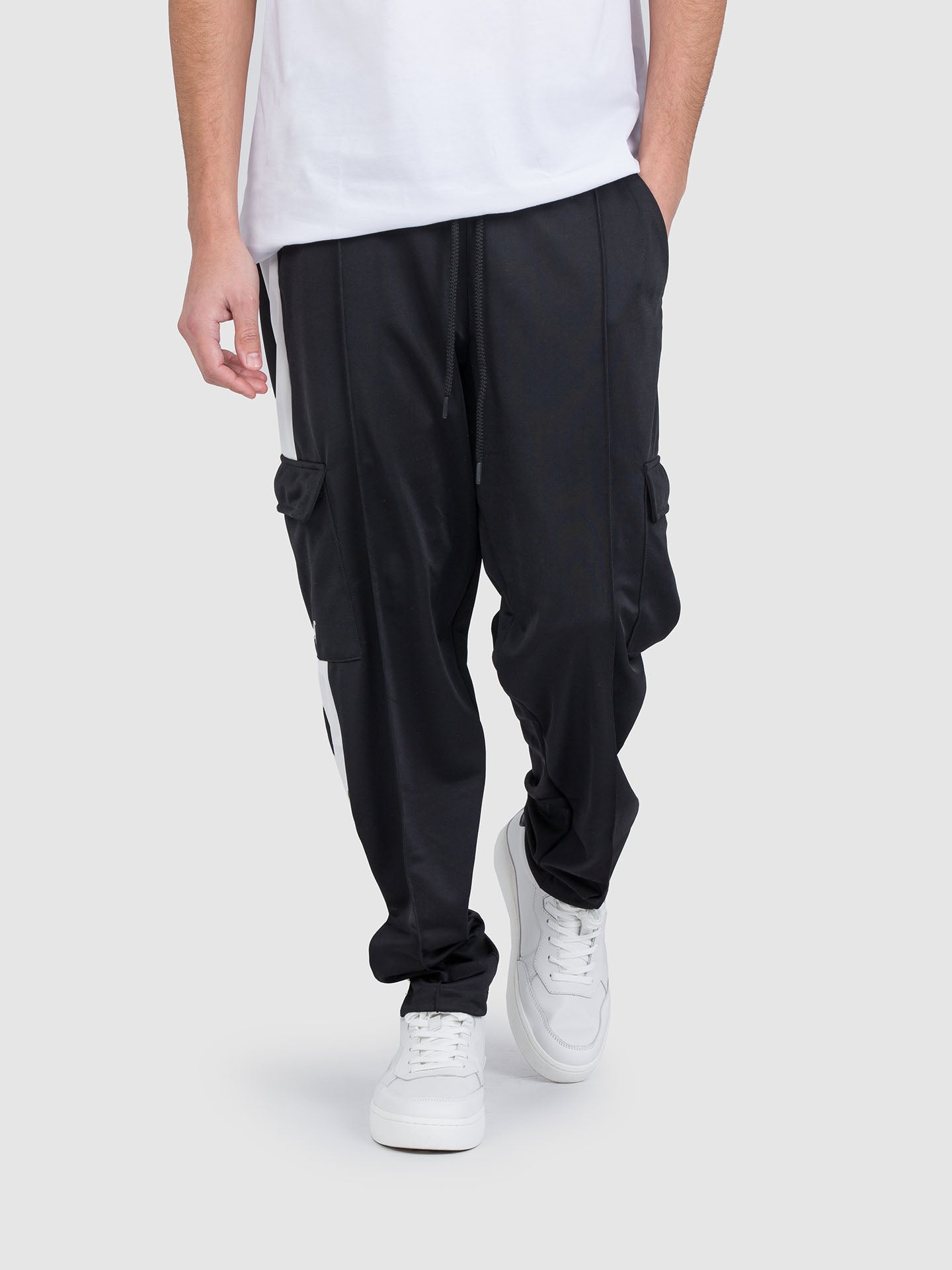 PANTALONE FELPA CARGO ACETATO BANDA