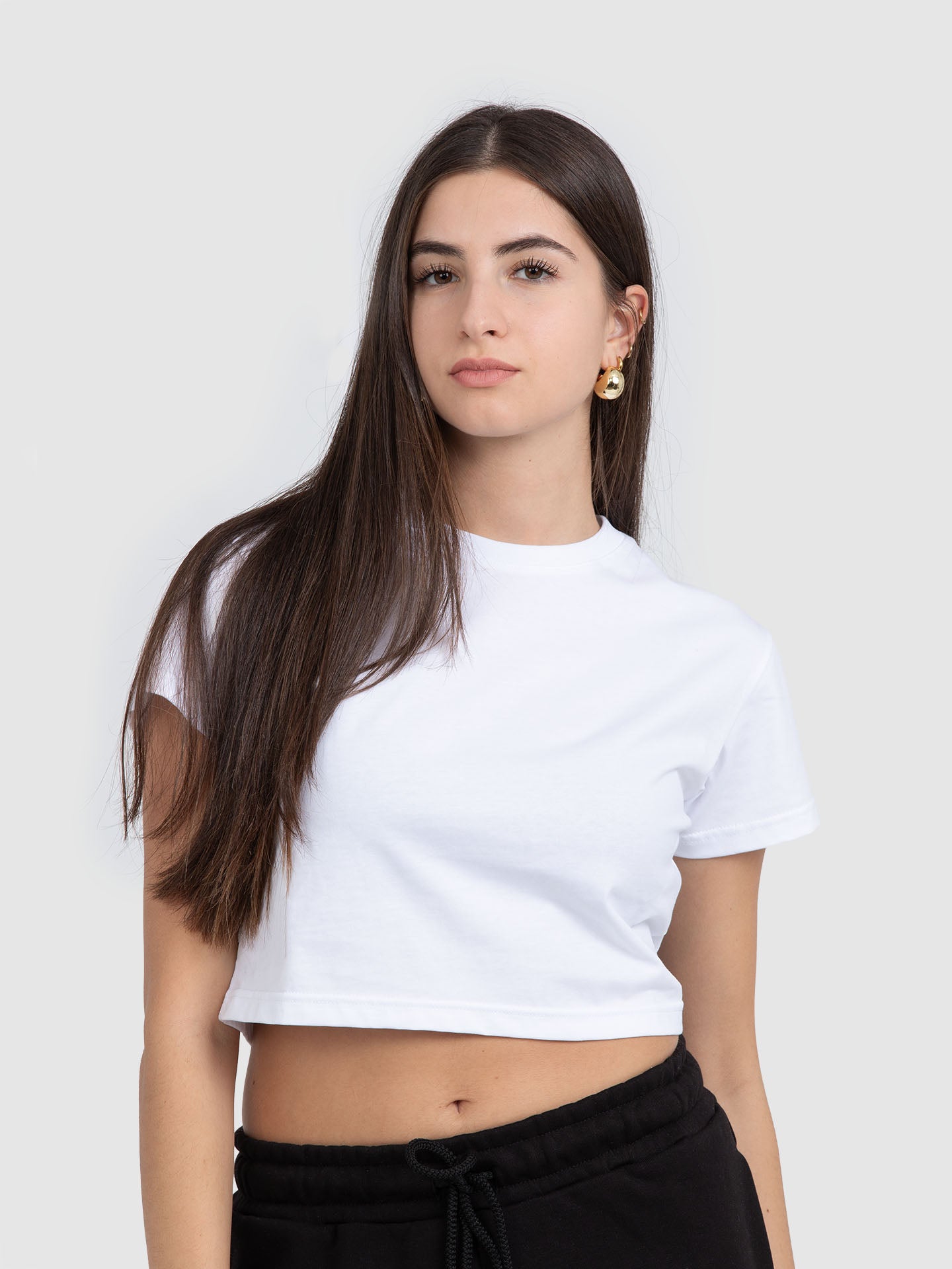 T-SHIRT CROP BASIC