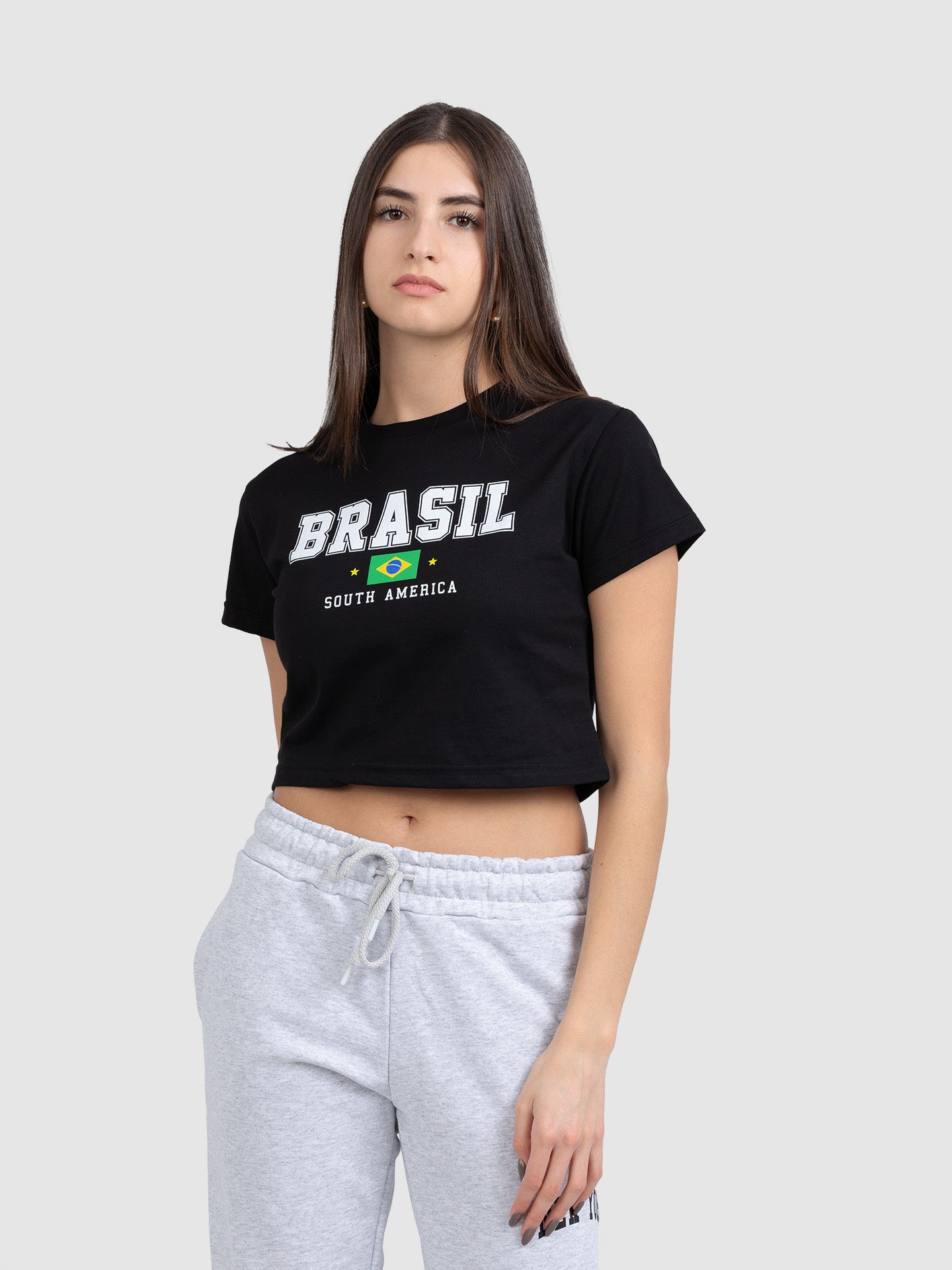 T-SHIRT CROP BRASIL