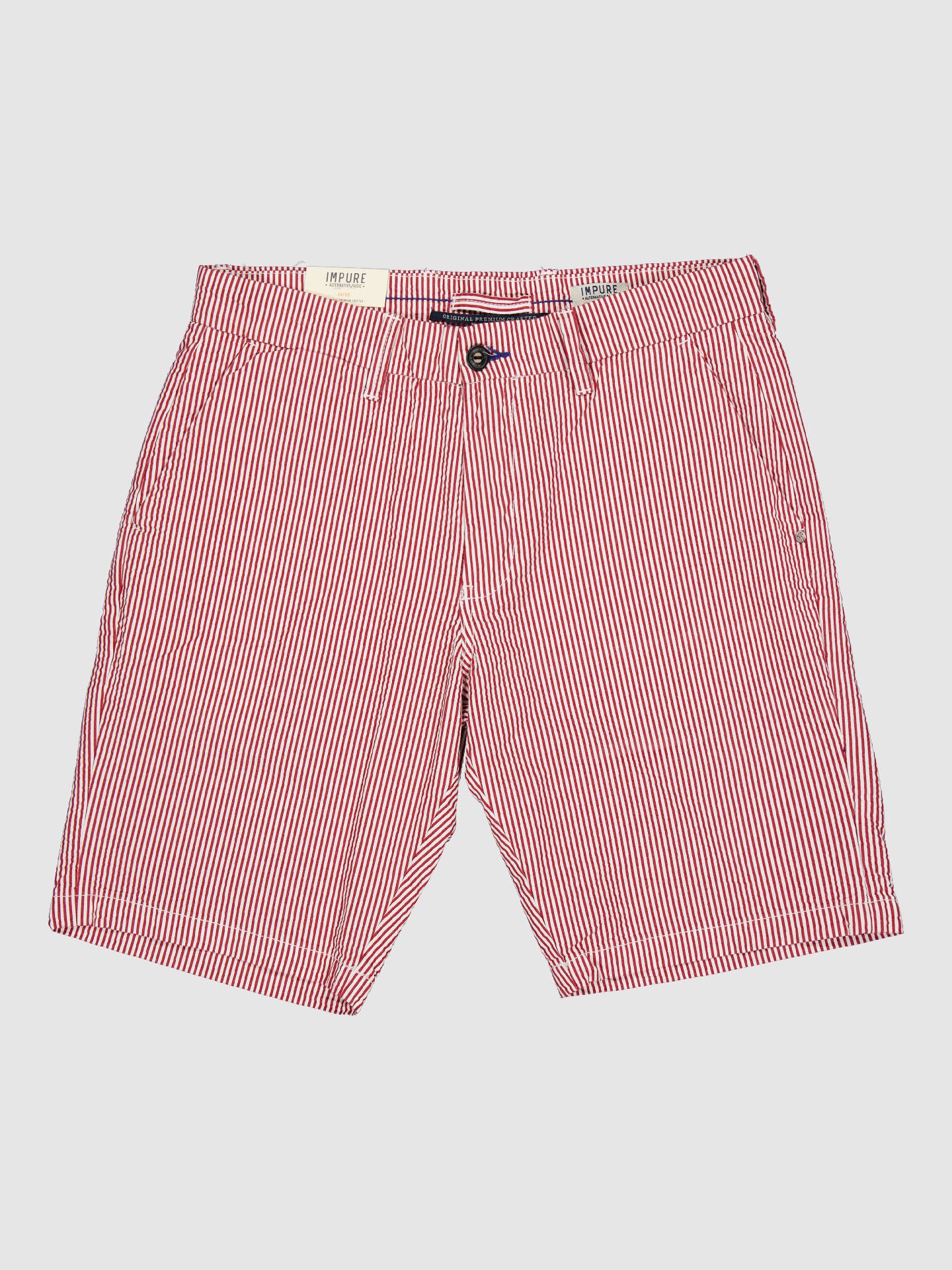 CHINO SHORT COMF. COTTON SEERSUCKER