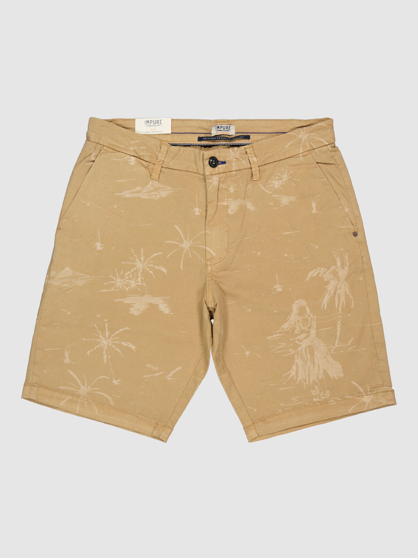 CHINO SHORT COMF. TWILL STRETCH HAWAIANA