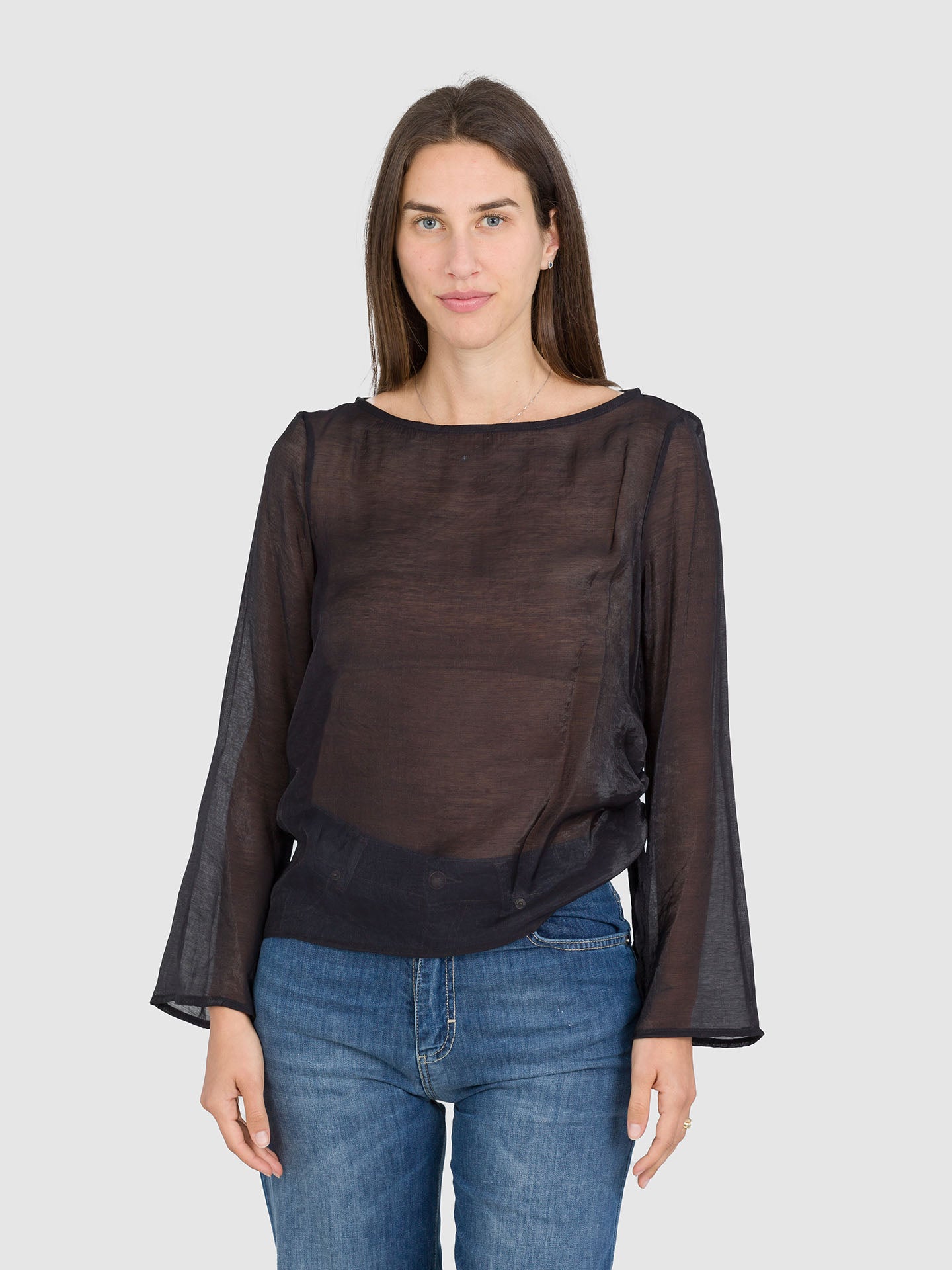 BLUSA CUT OUT SPALMATA