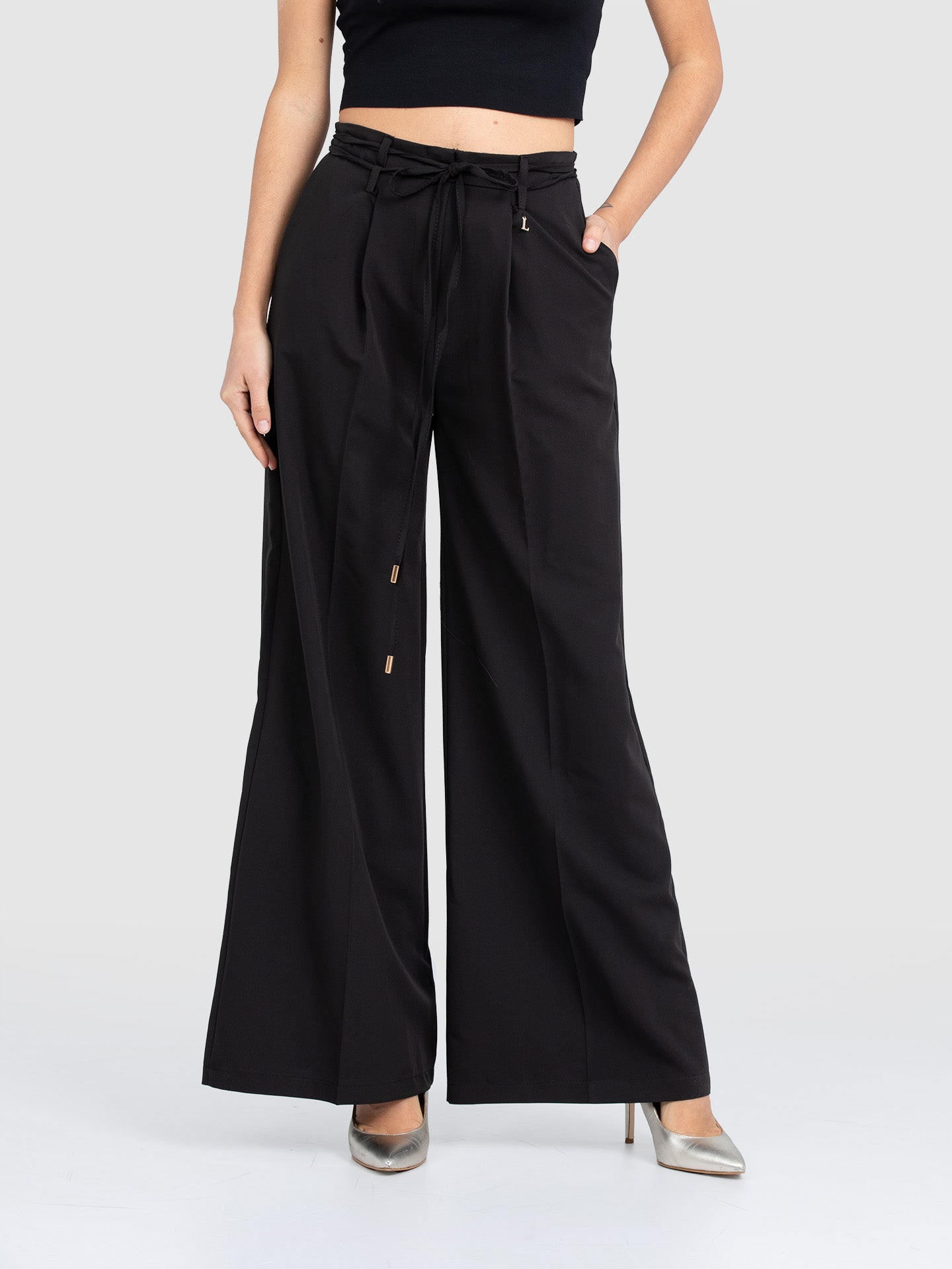 PANTALONE WIDE DOPPIO LACCIO