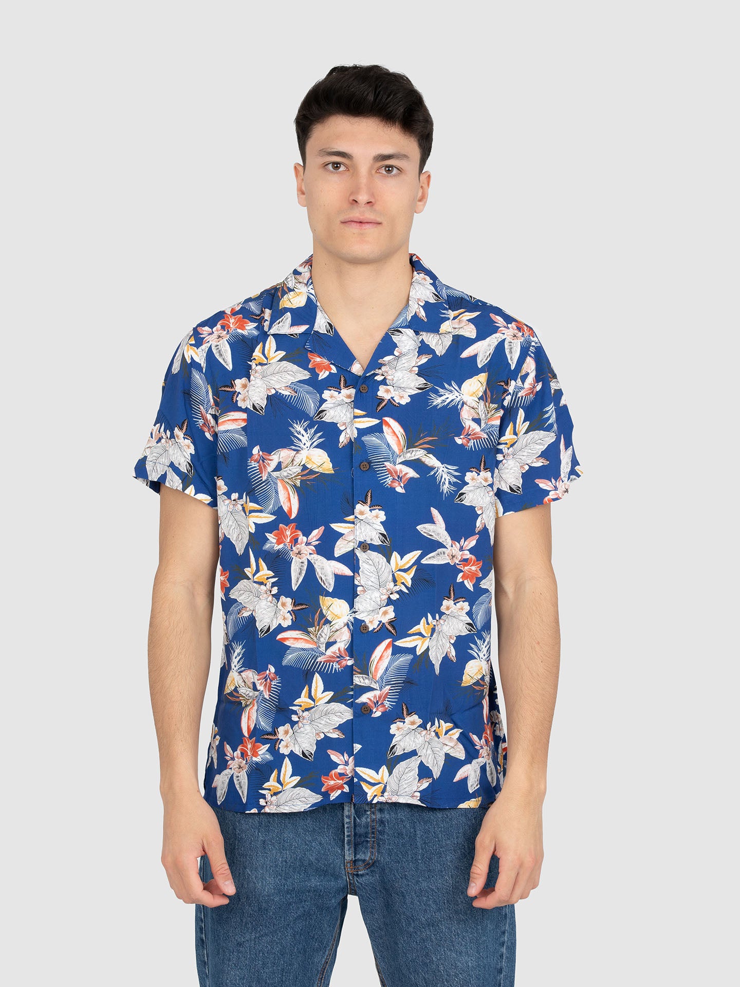 CAMICIA HAWAIANA MANICA CORTA