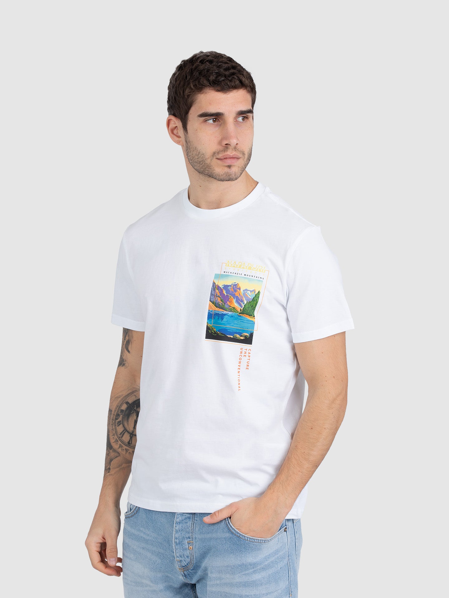 T-SHIRT MANICA CORTA S-CANADA STAMPA