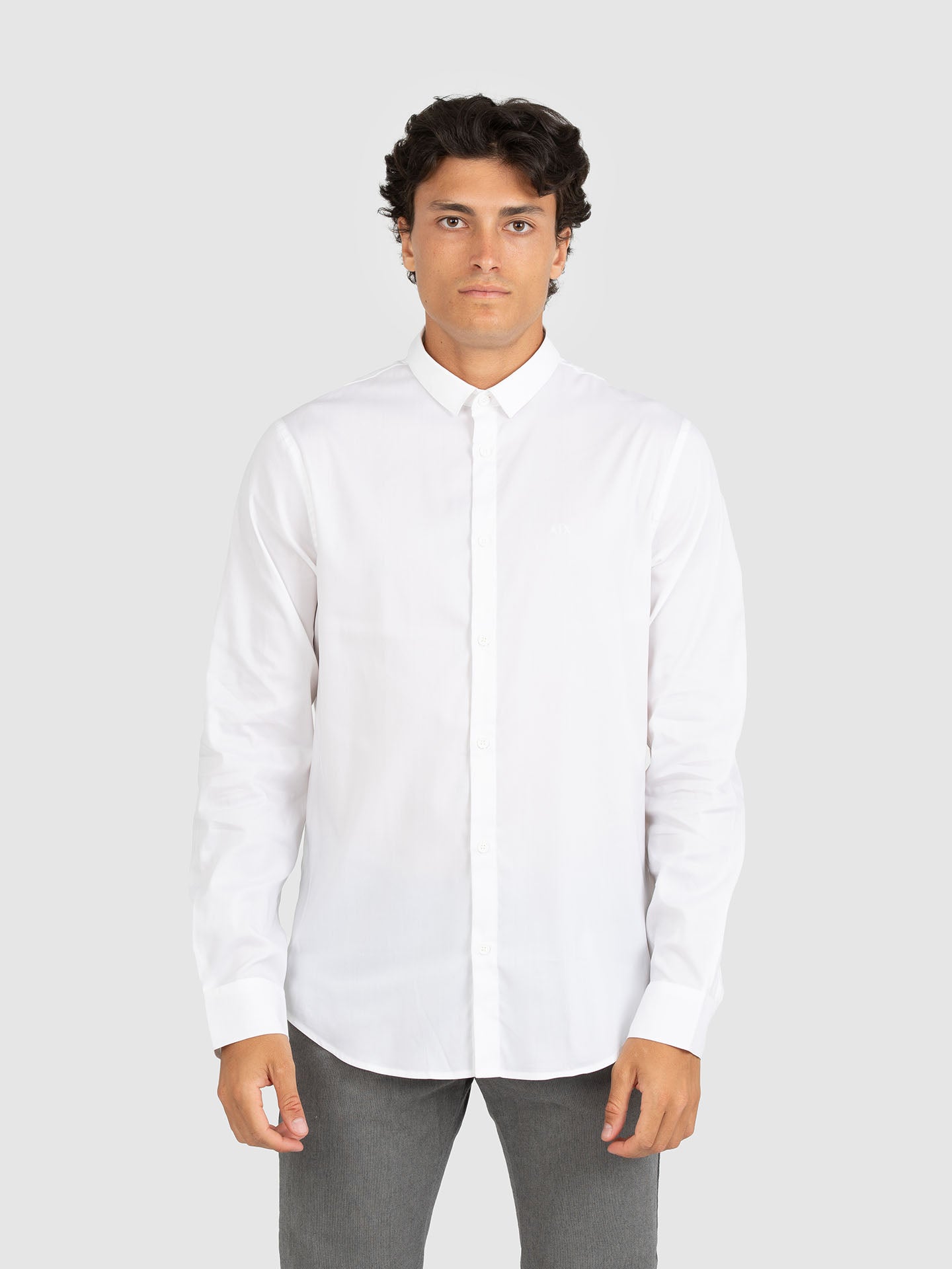 CAMICIA BASICA LOGO STRETCH