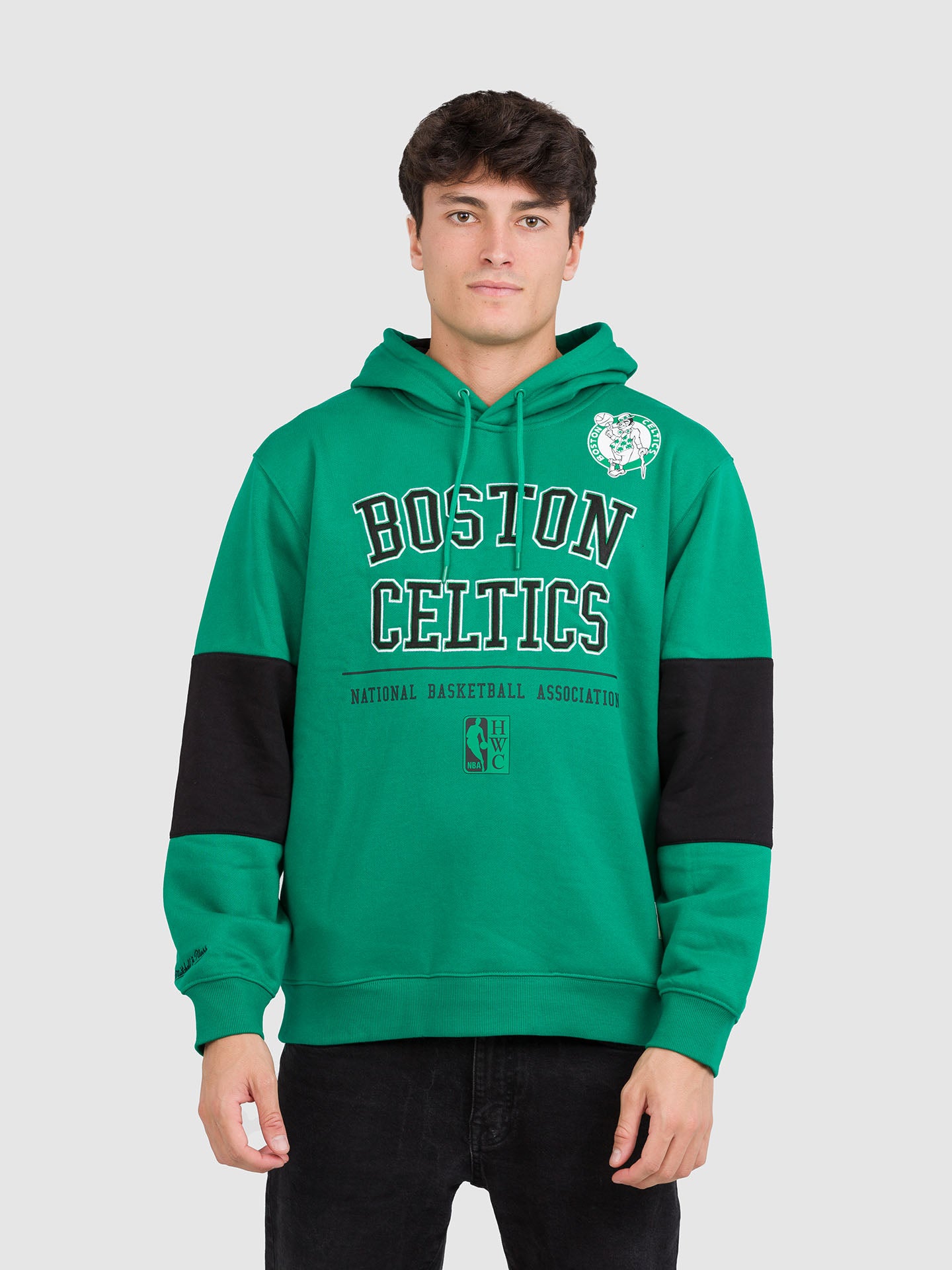 FELPA CAPPUCCIO VINTAGE LOGO CELTICS