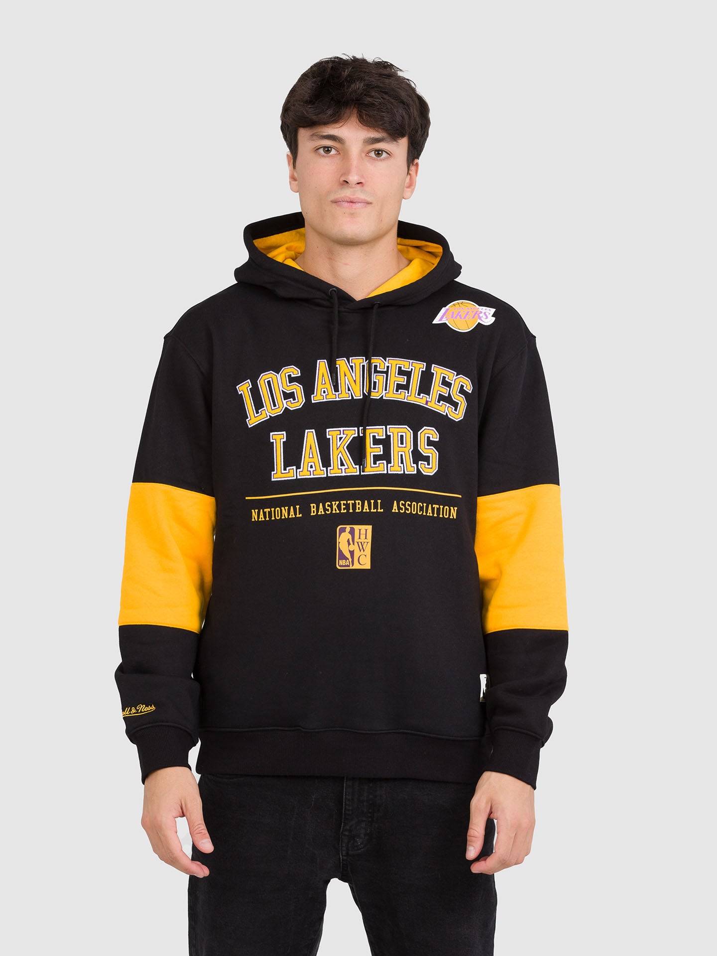 FELPA CAPPUCCIO VINTAGE LOGO LAKERS