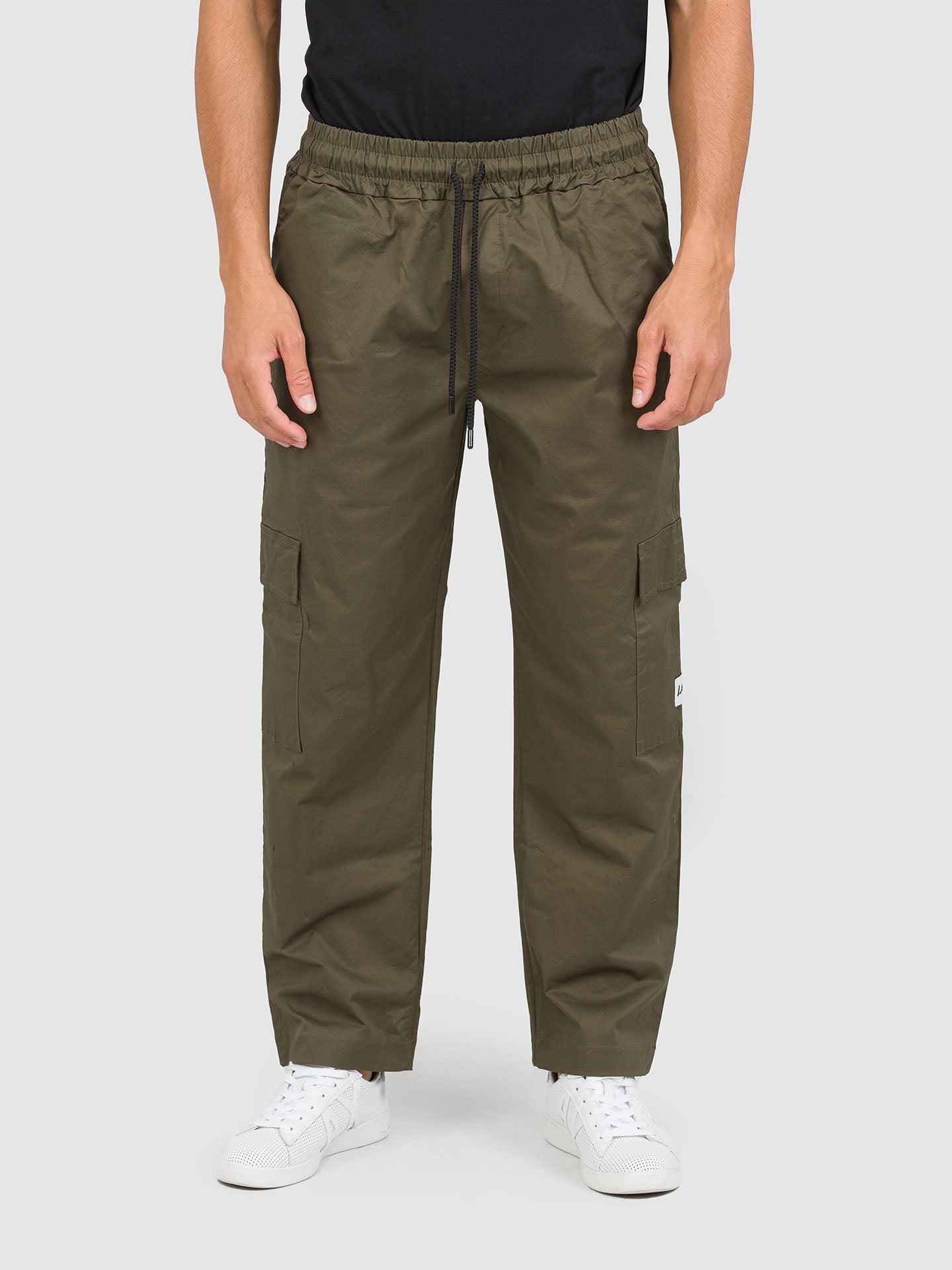 PANTALONE CARGO LACCIO GABARDINA