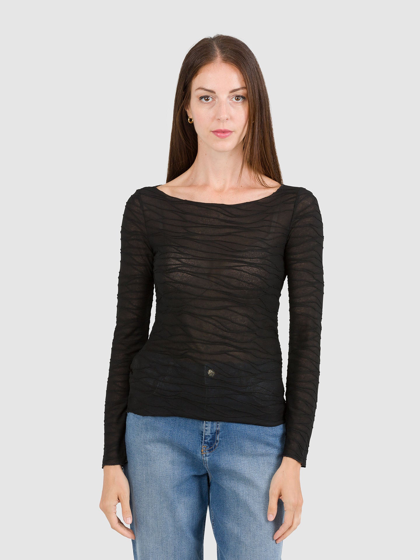 MAGLIA M/L RICAMO ONDINA