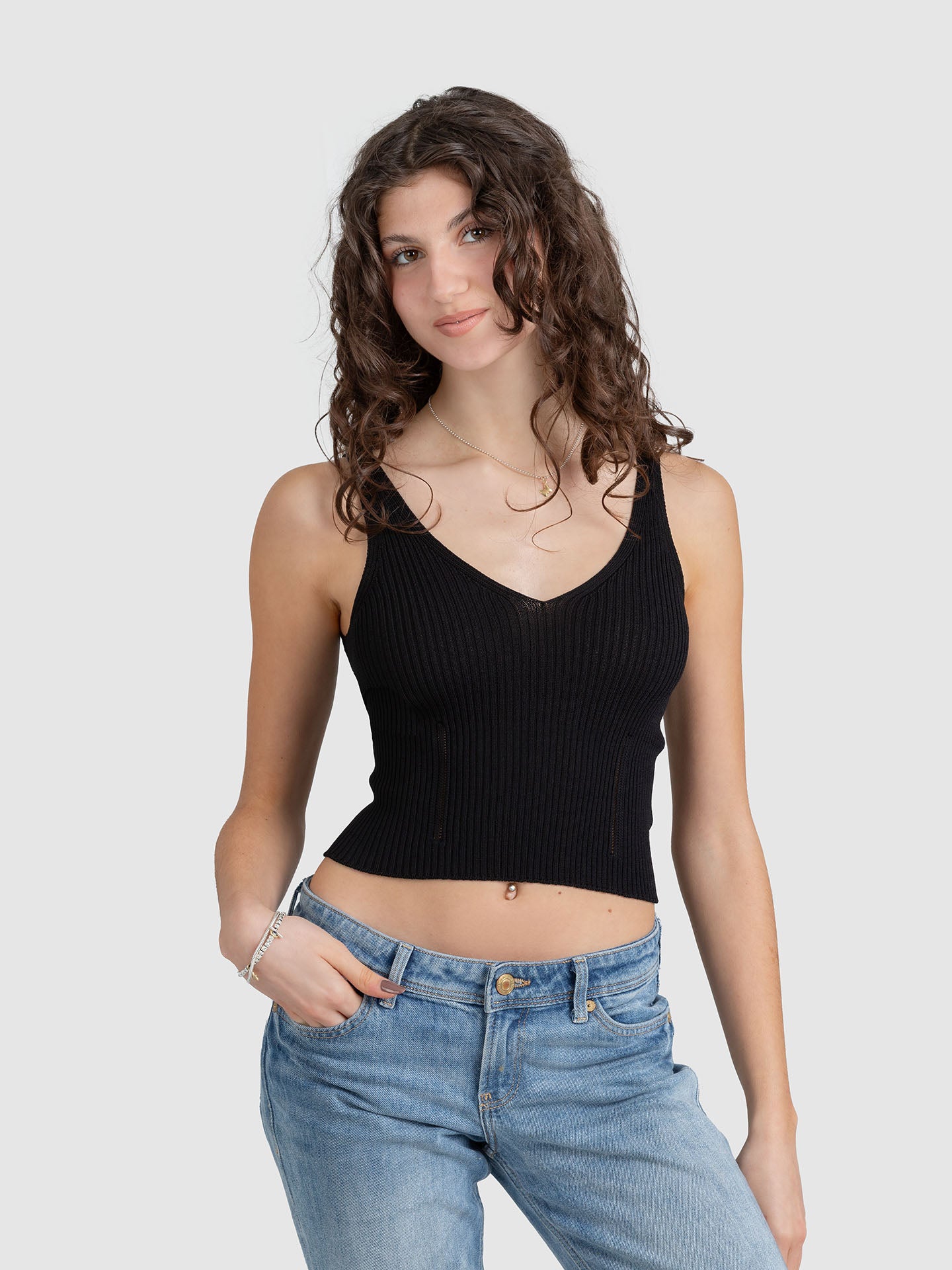 TOP IN MAGLIA A COSTINE