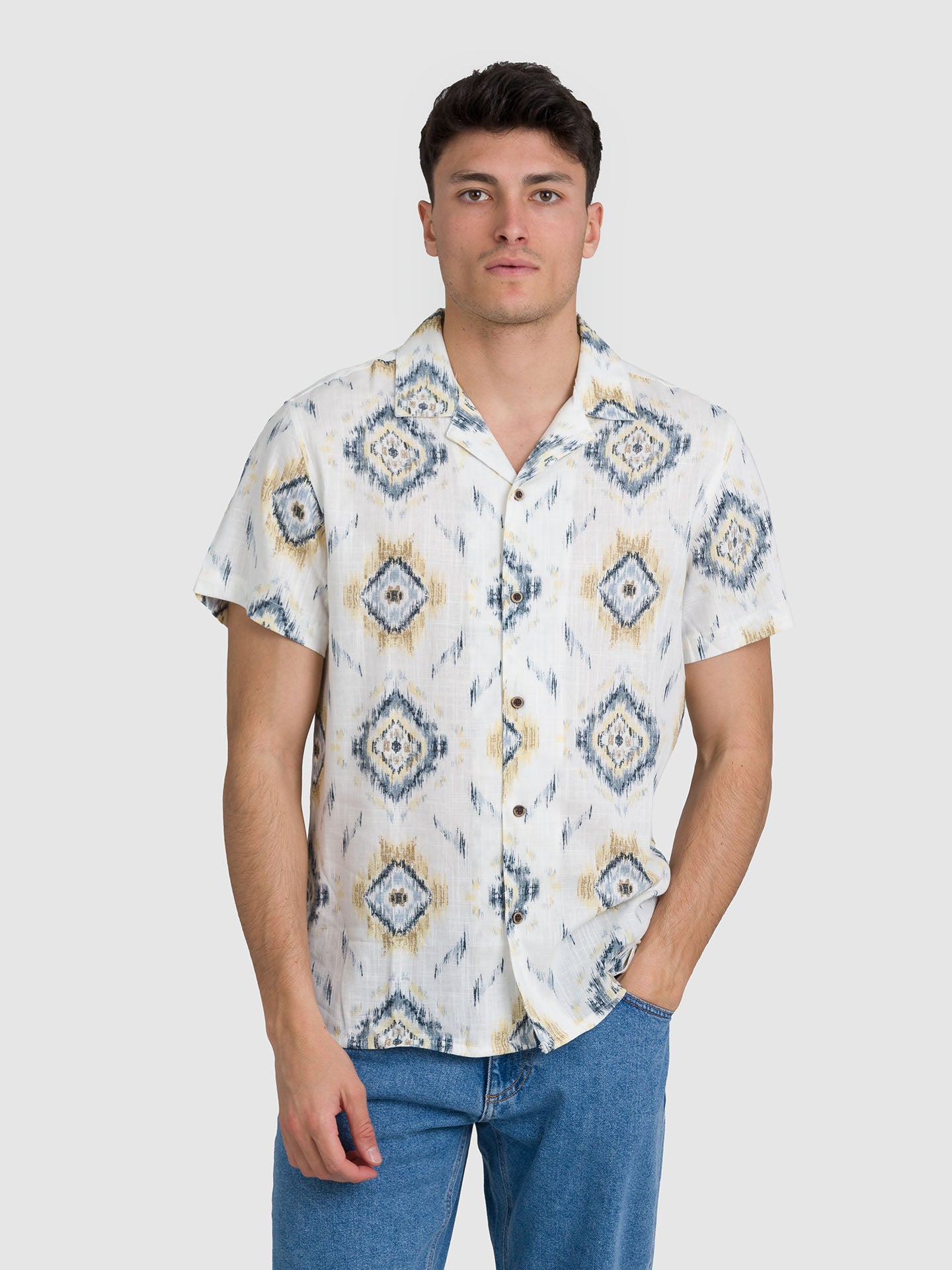 CAMICIA MANICA CORTA BOWLING NAVAJO