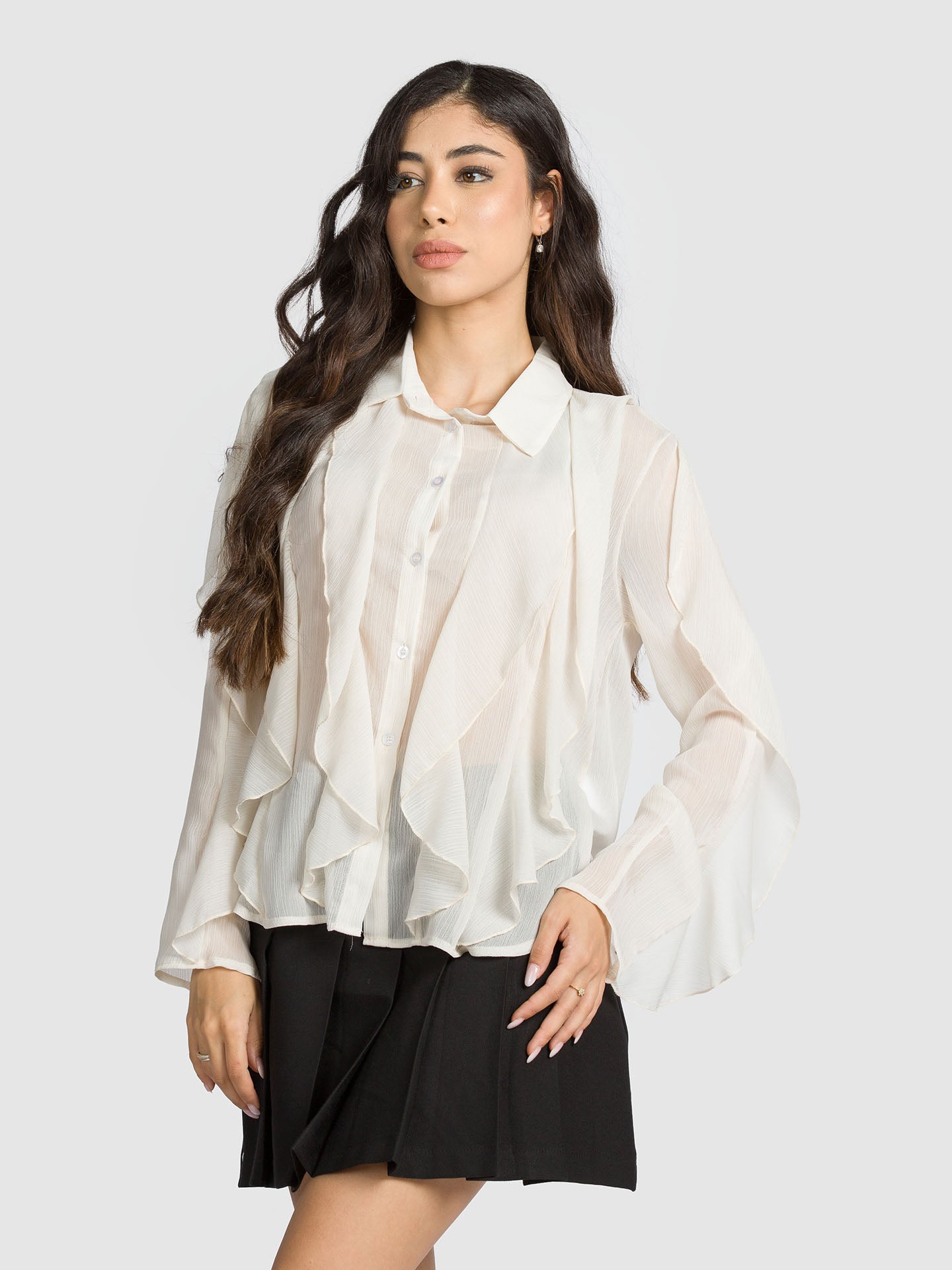 CAMICIA TRASPARENZE ROUCHES