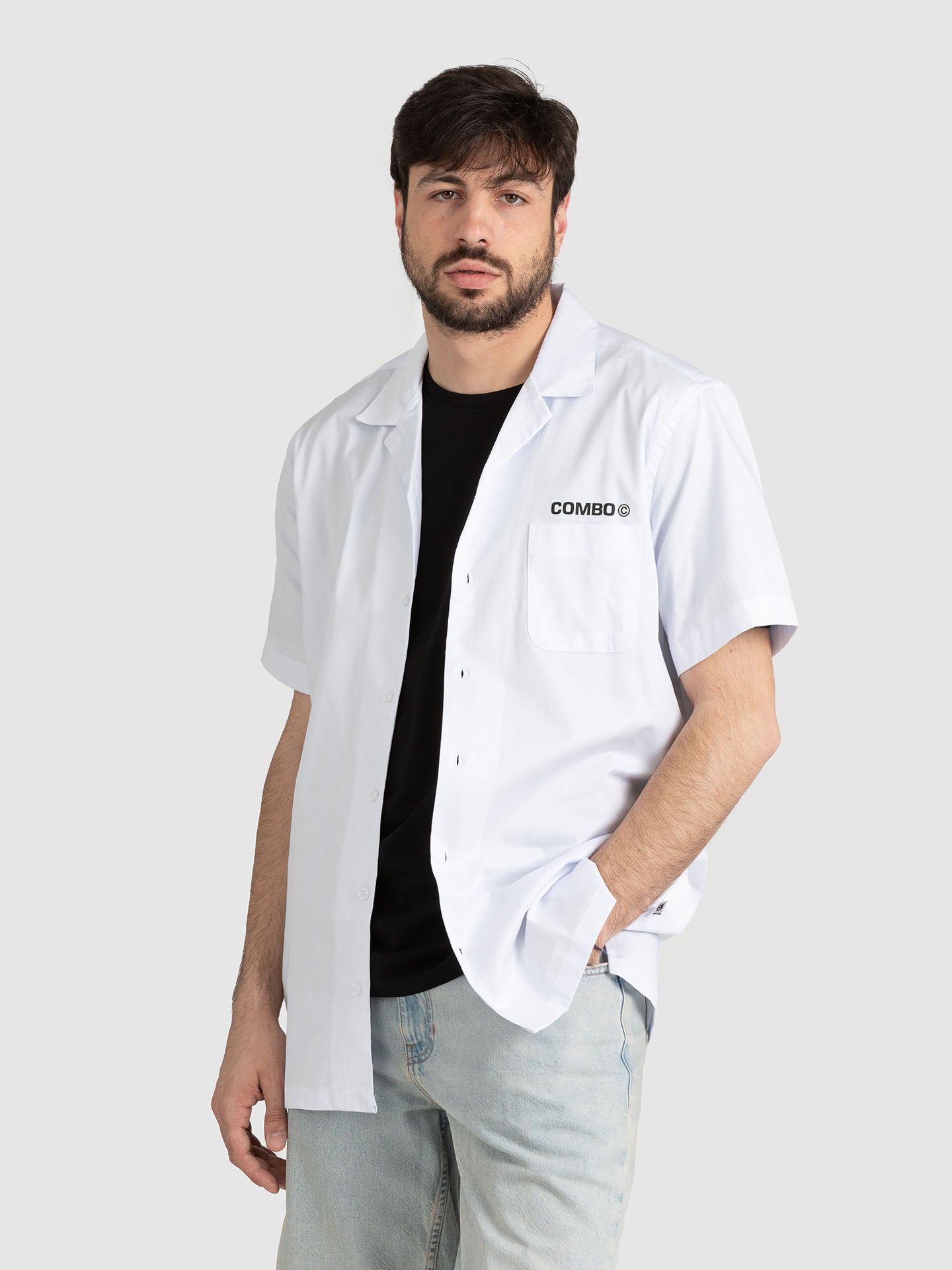 CAMICIA MANICA CORTA TASCHINO LOGO