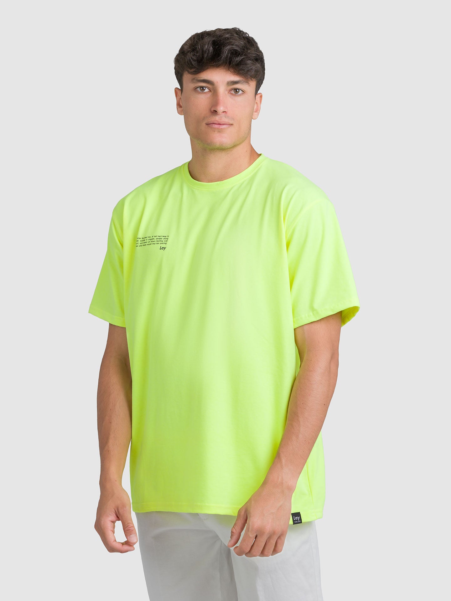 T-SHIRT MANICA CORTA COLOR FLUO