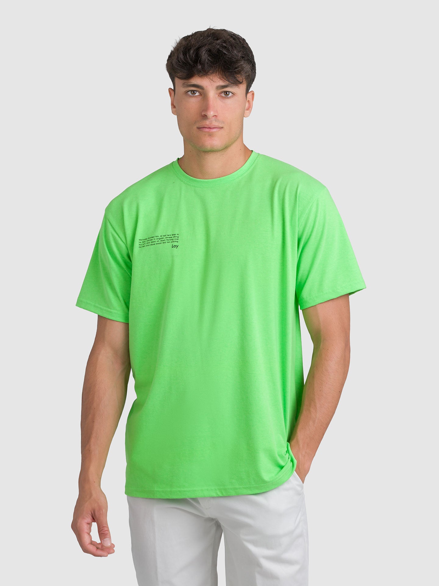 T-SHIRT MANICA CORTA COLOR FLUO