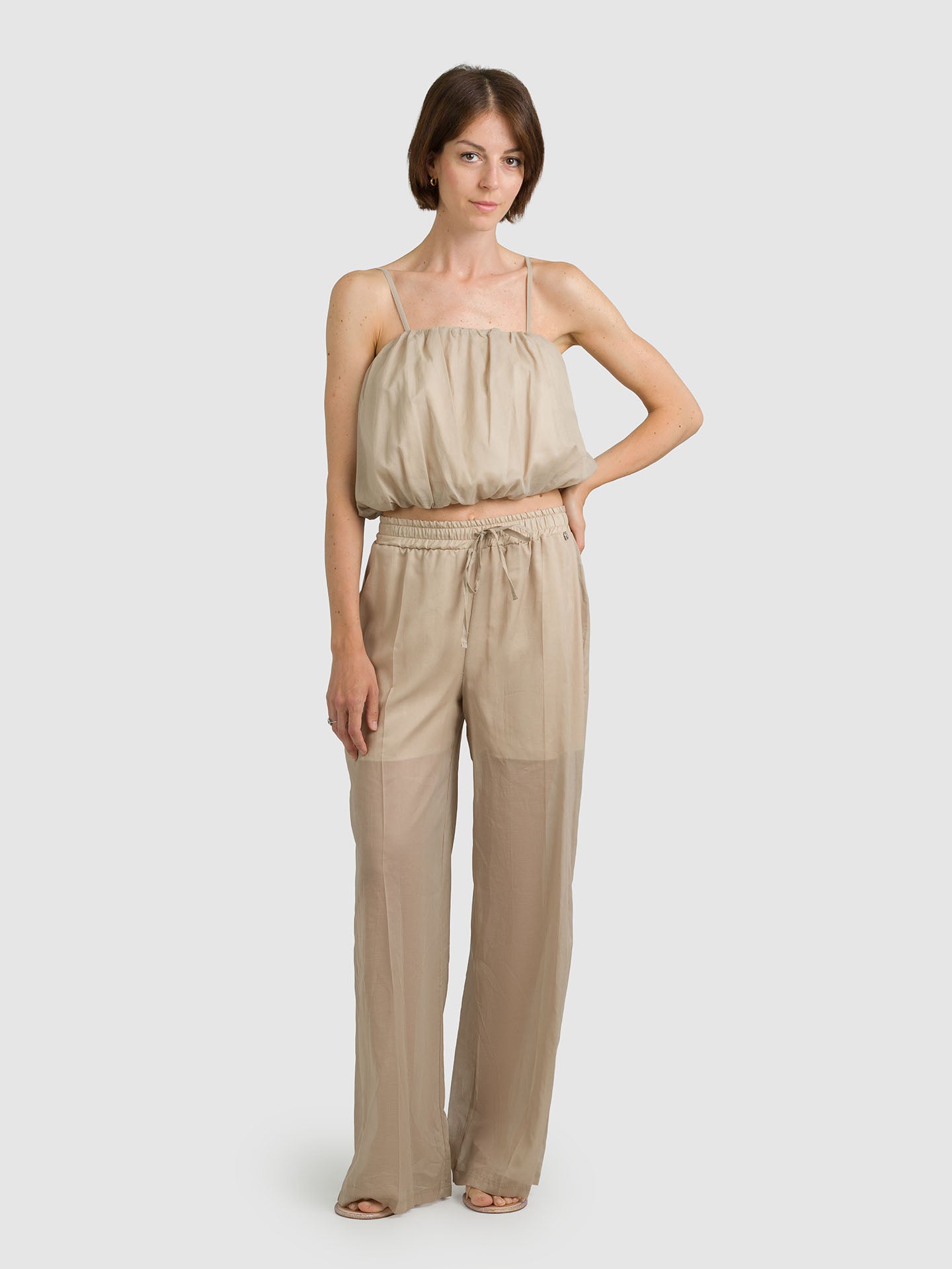 PANTALONE COTONE VOILE