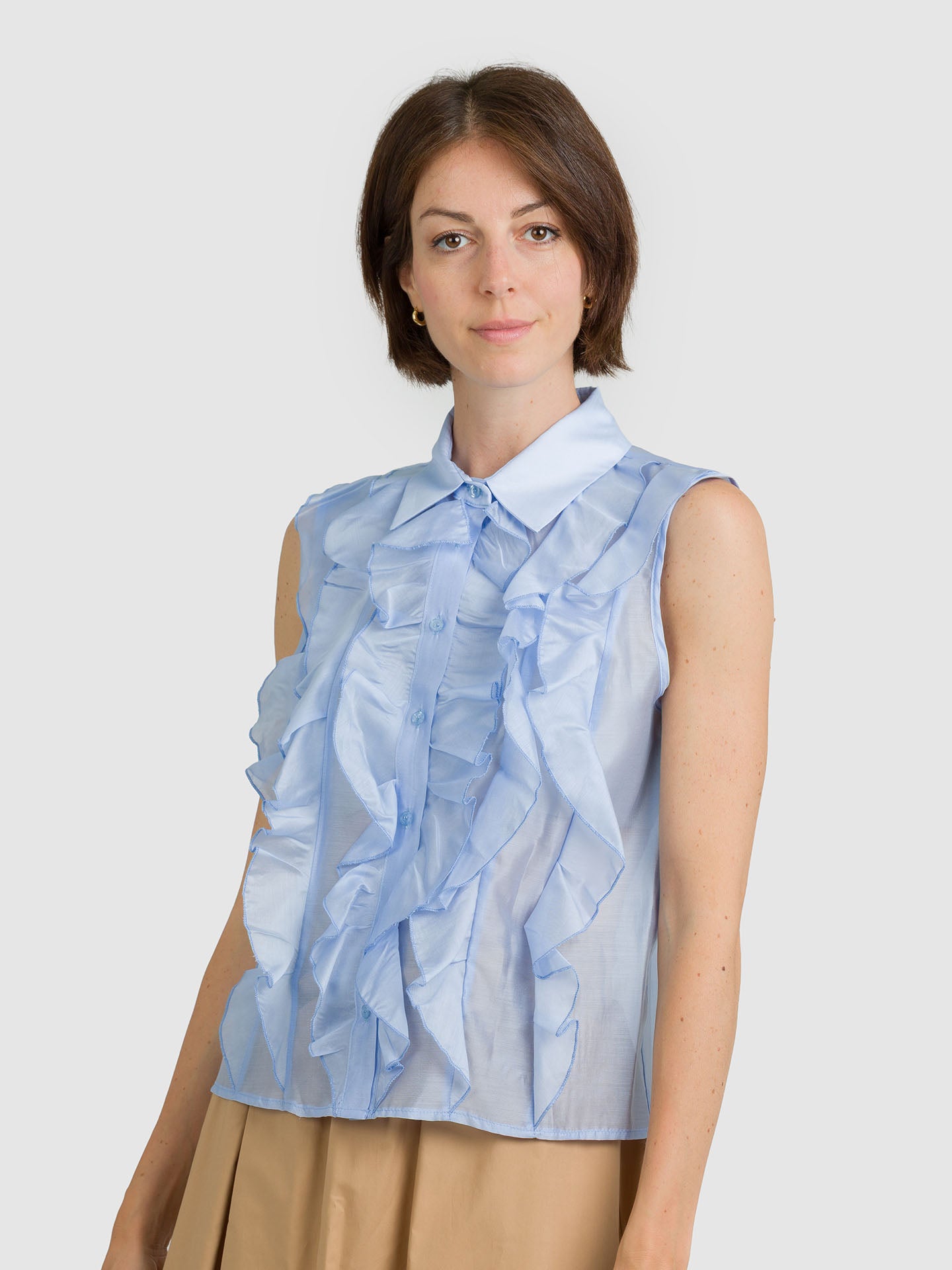 BLUSA ROUCHES MUSSOLA