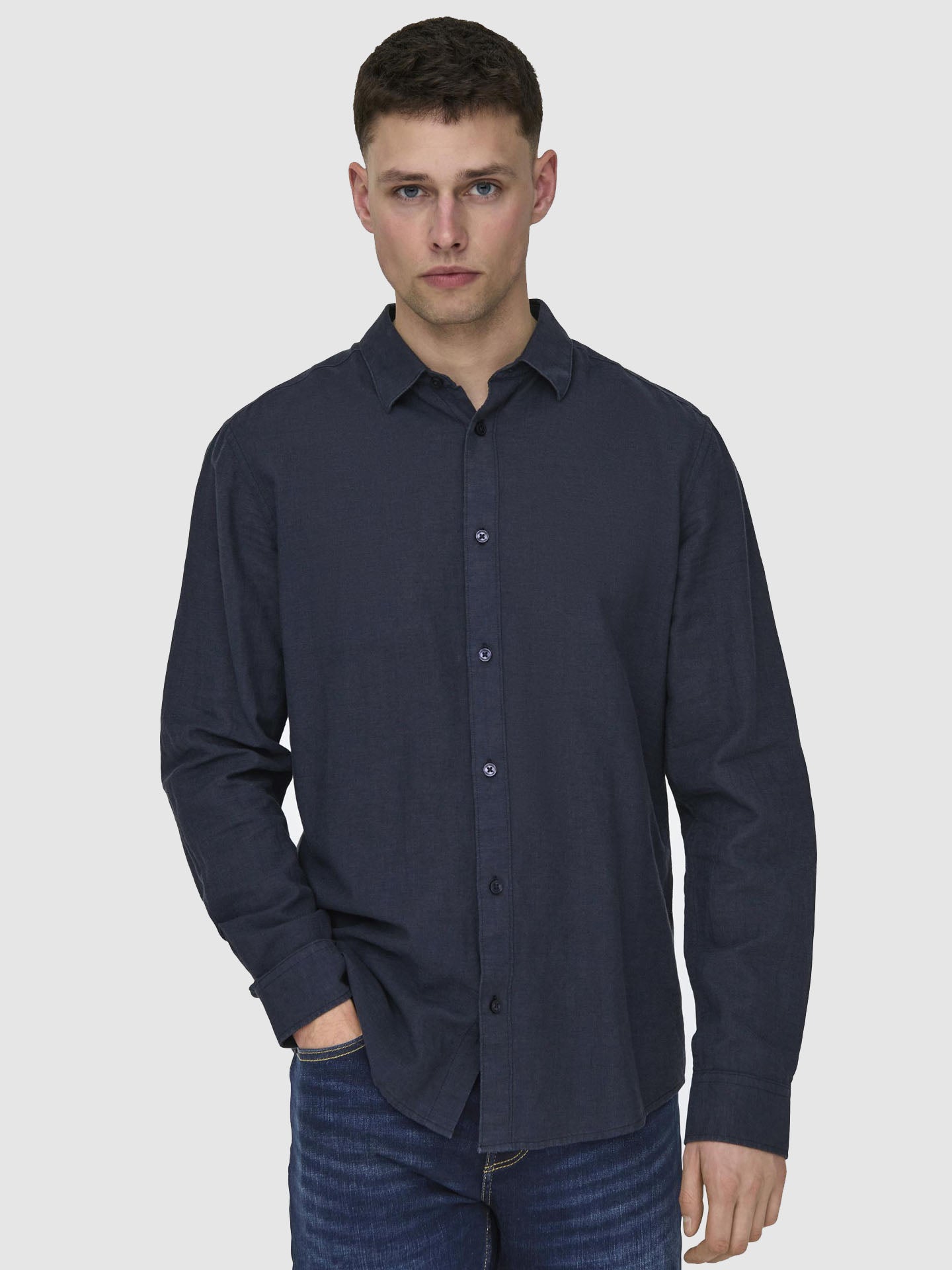 CAMICIA M/L CAIDEN LINEN