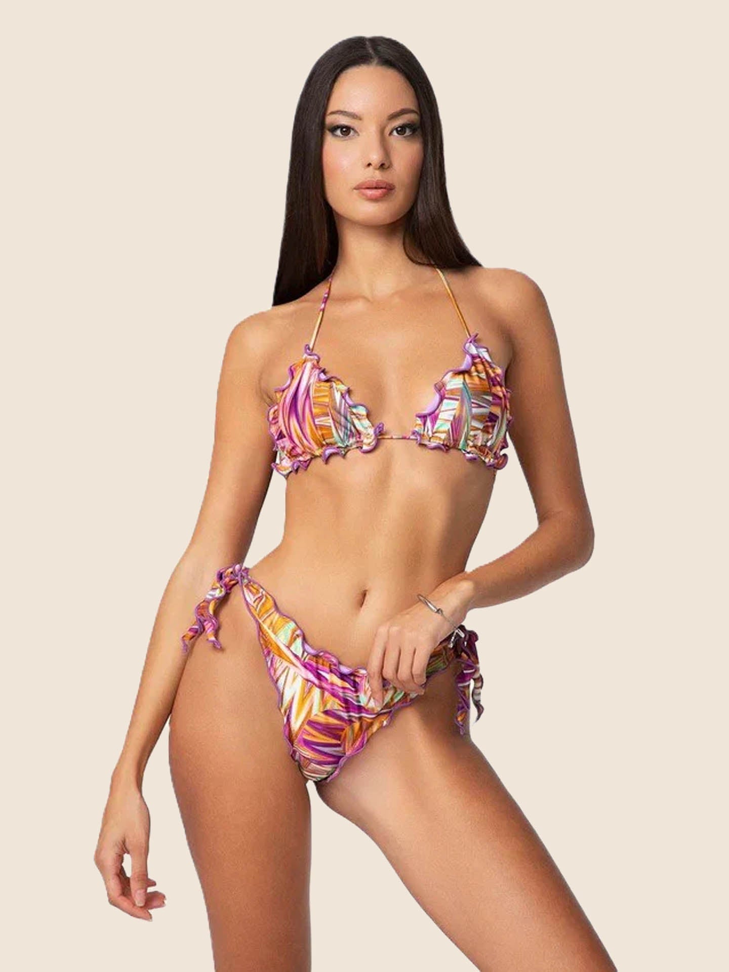 BIKINI TRIANGOLO CON SLIP REGOLABILE