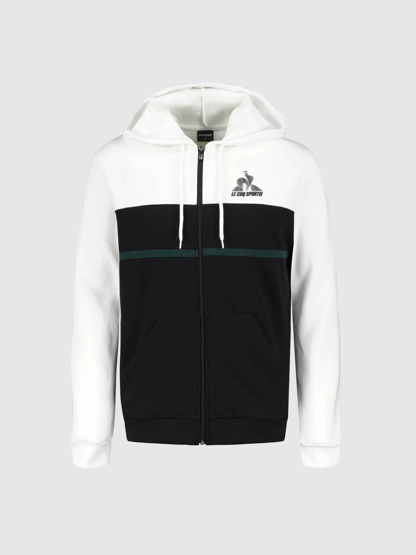 FELPA ZIP CAPPUCCIO CONTEMPORAIN