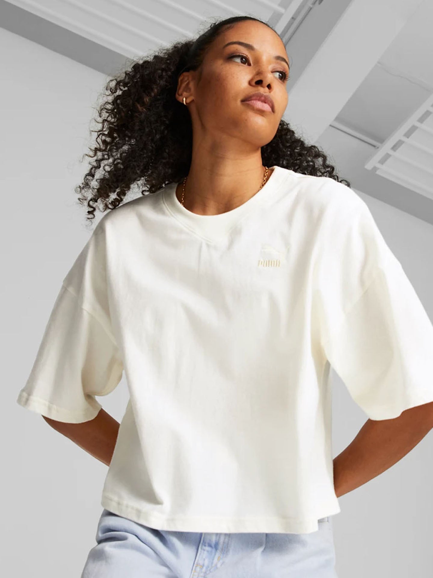 T-SHIRT CROPPED OVERSIZED