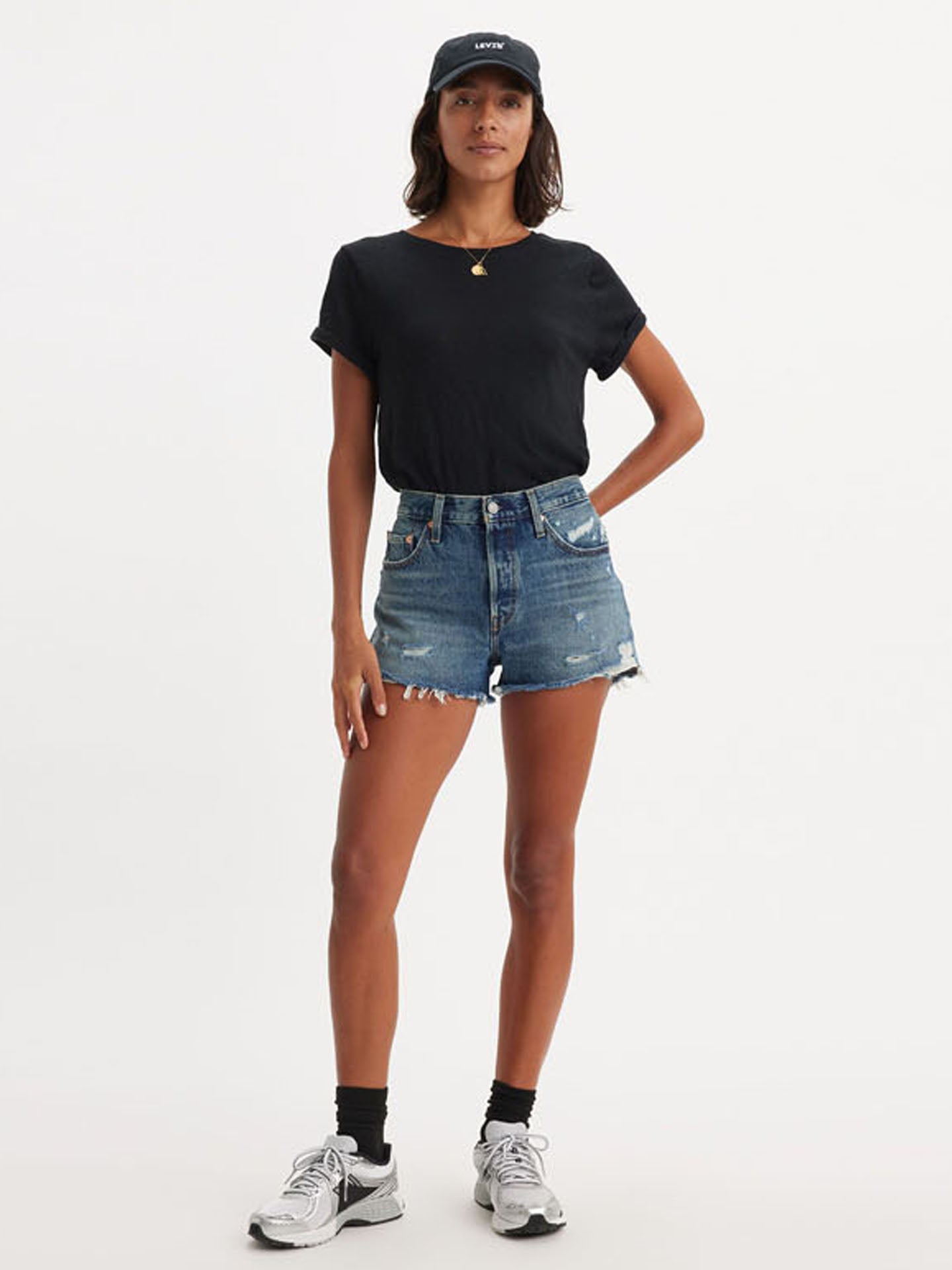 SHORT DENIM ROTTURE