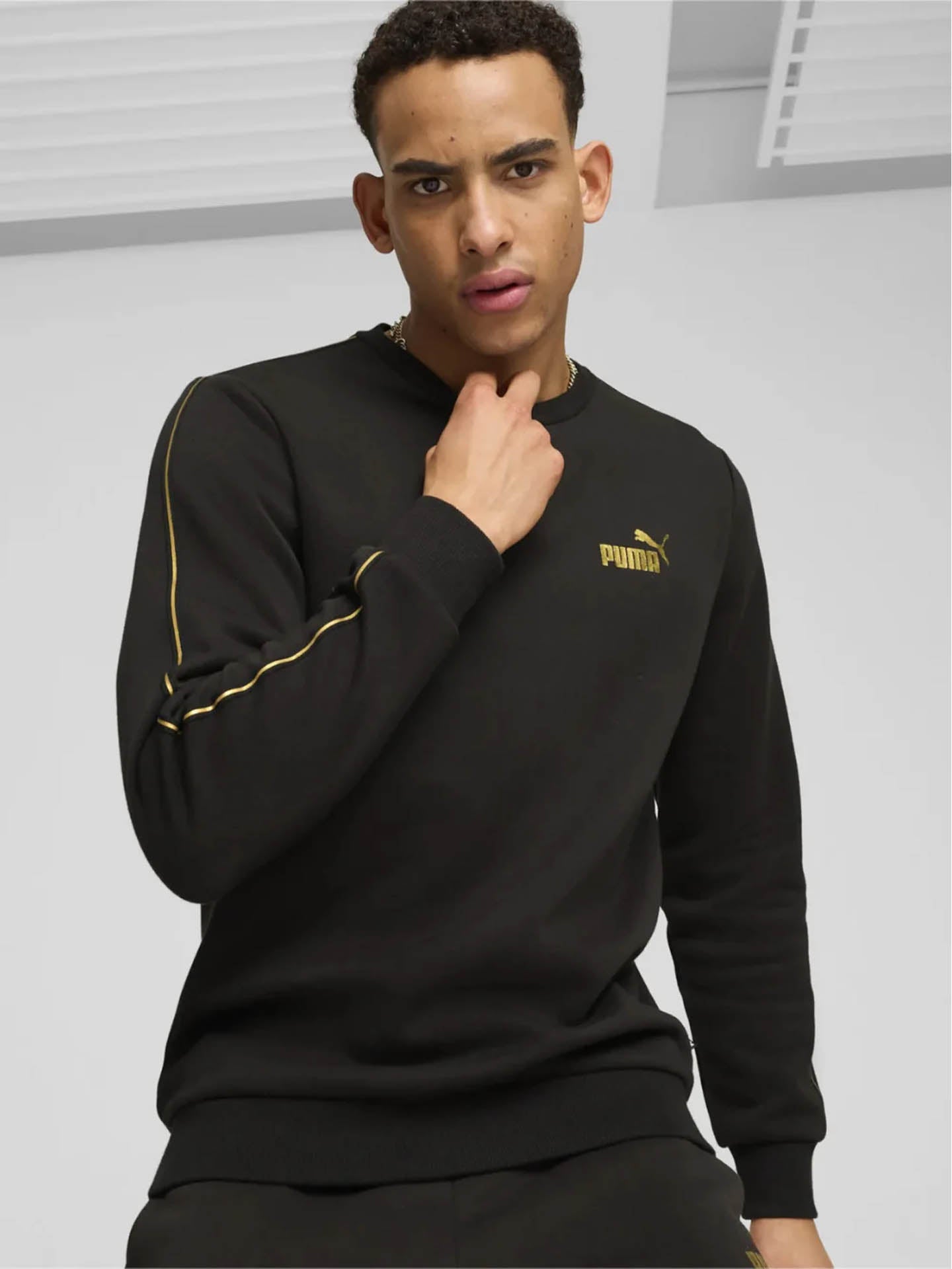 ESS TAPE MINIMAL GOLD CREW FL