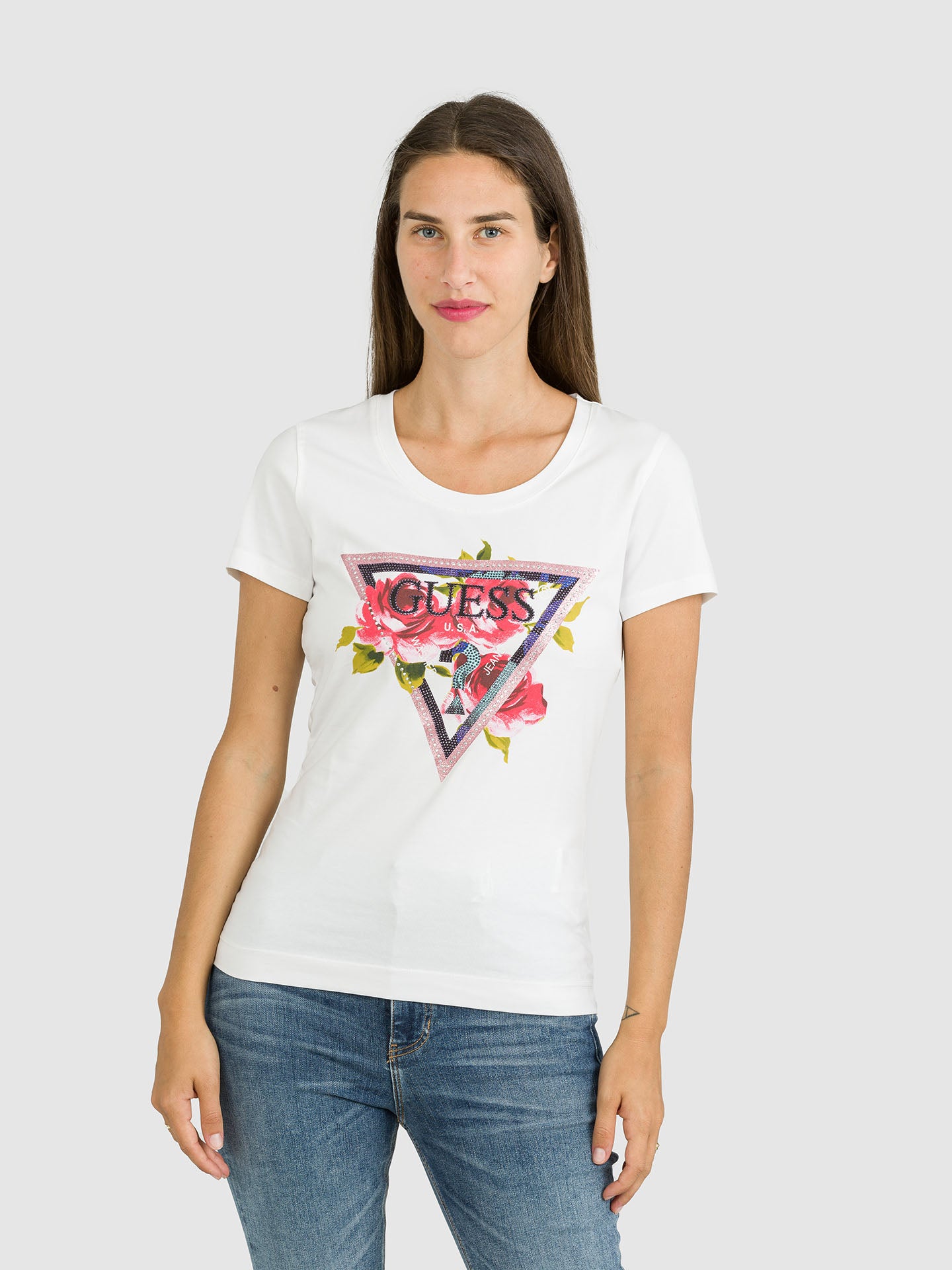 T-SHIRT ROSES TRIANGLE